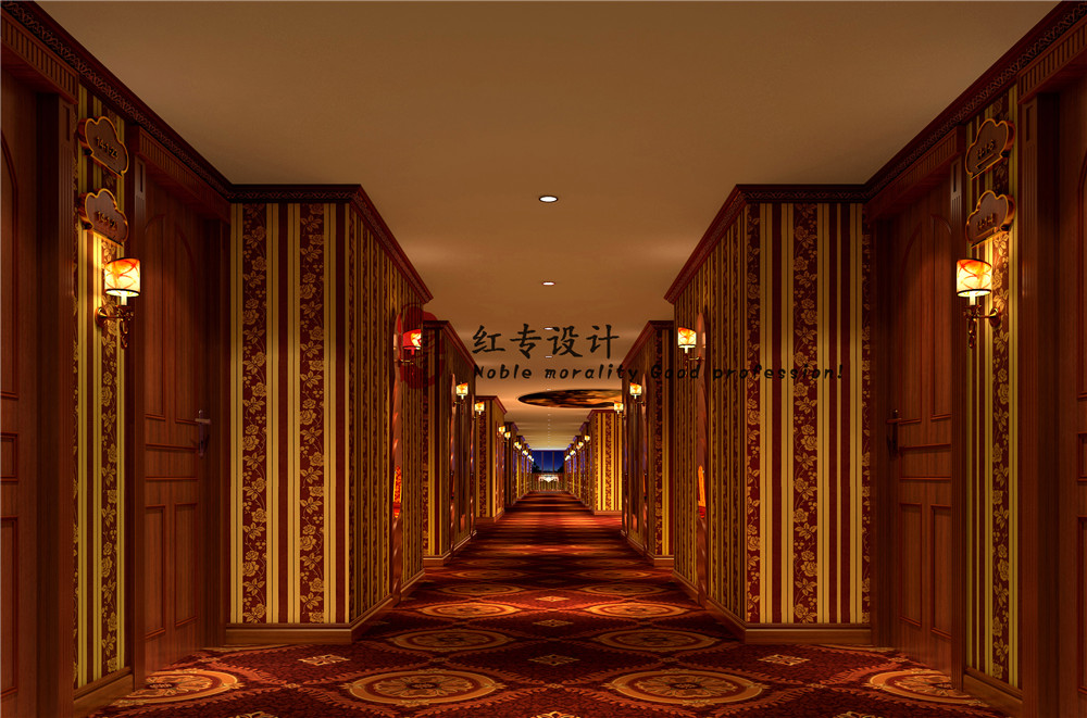 Theme hotel design，Hotel Design，Chengdu Hongzhuan，