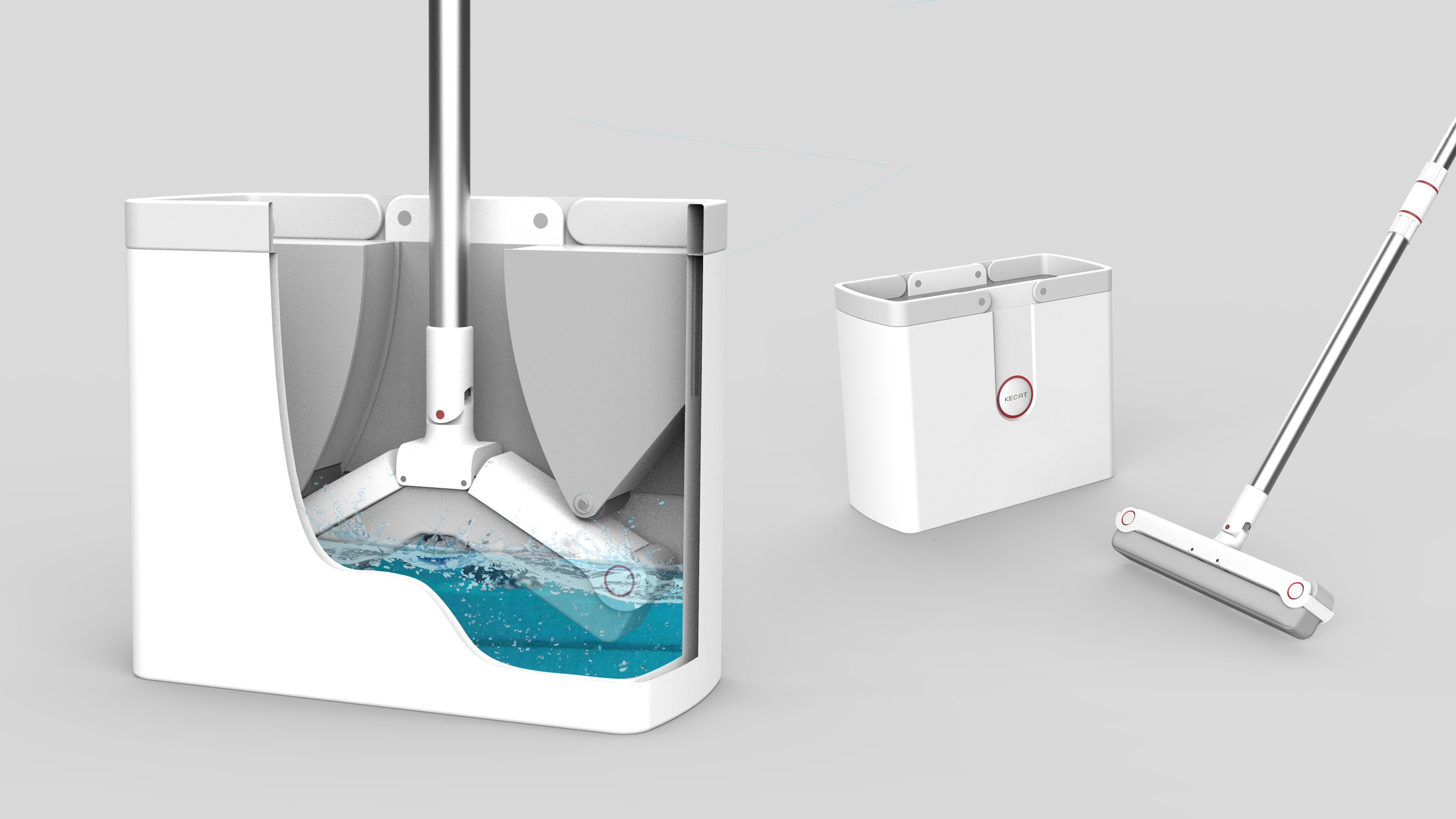 Mop design，Cleaning tool design，Commodity Design，