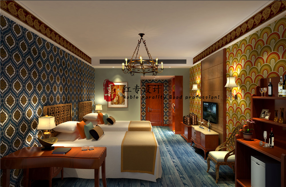 Theme hotel design，Hotel Design，Chengdu Hongzhuan，