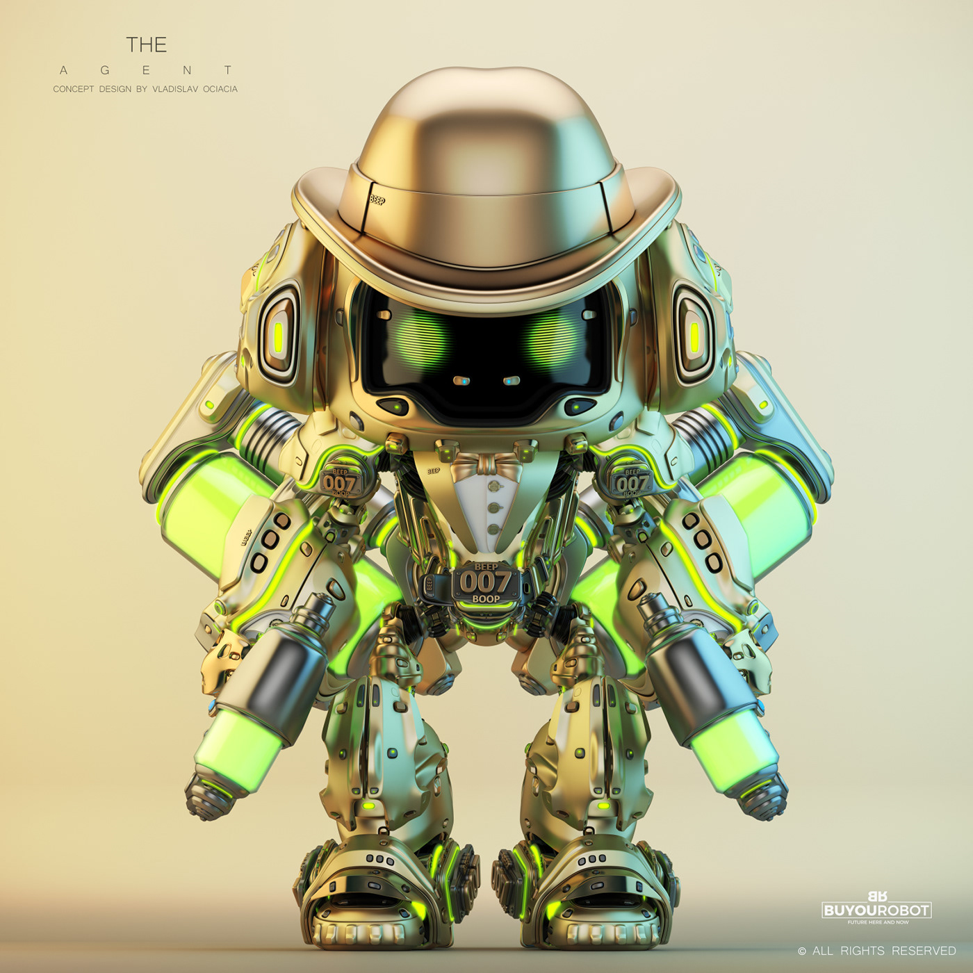 robot，Special Agent 007，science fiction，role，