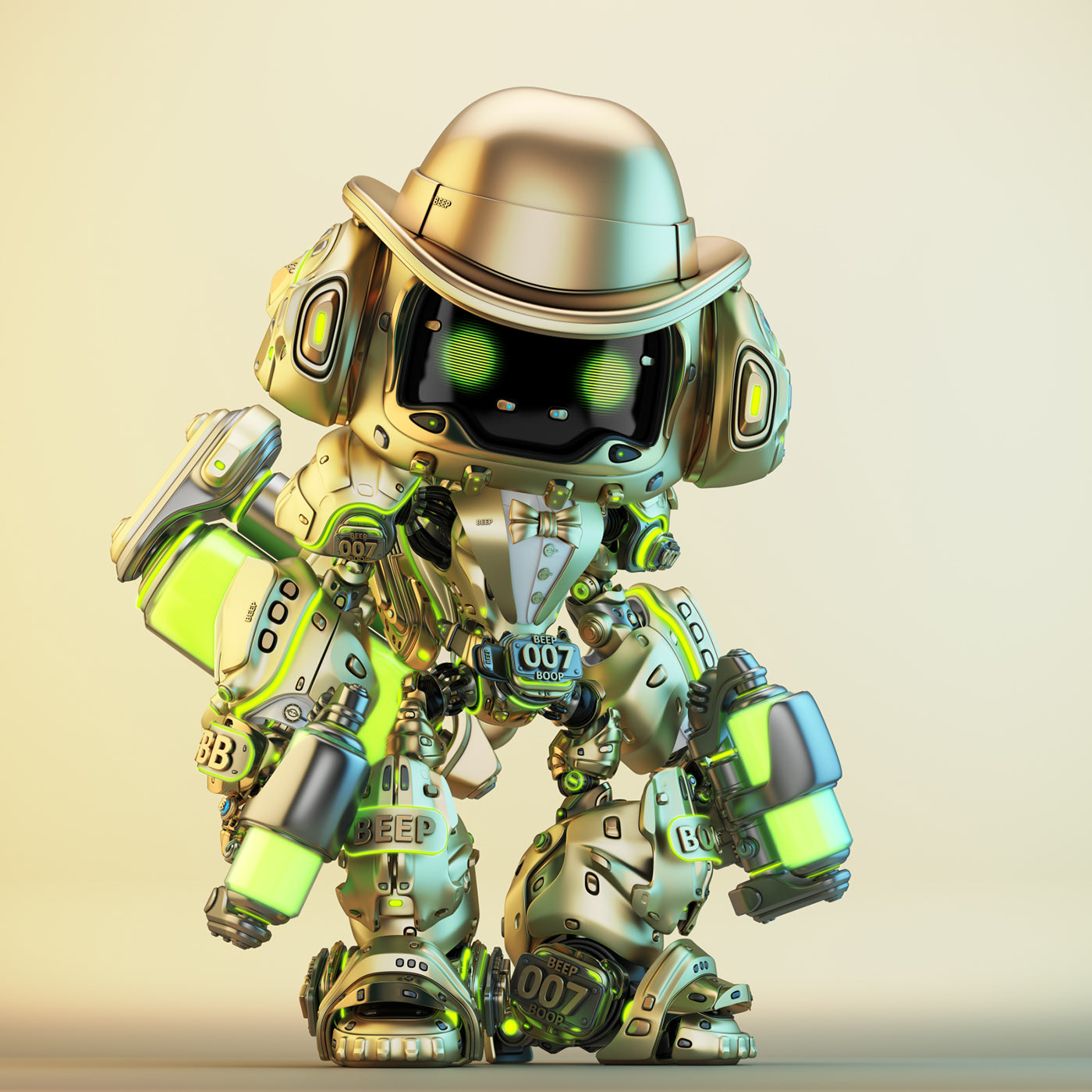 robot，Special Agent 007，science fiction，role，