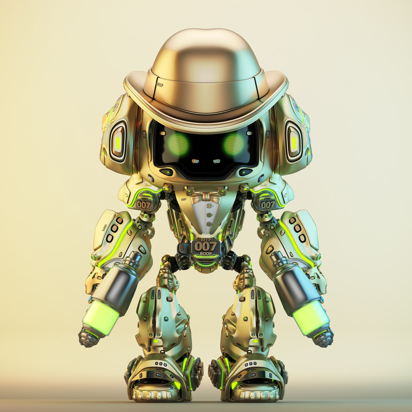 robot，Special Agent 007，science fiction，role，