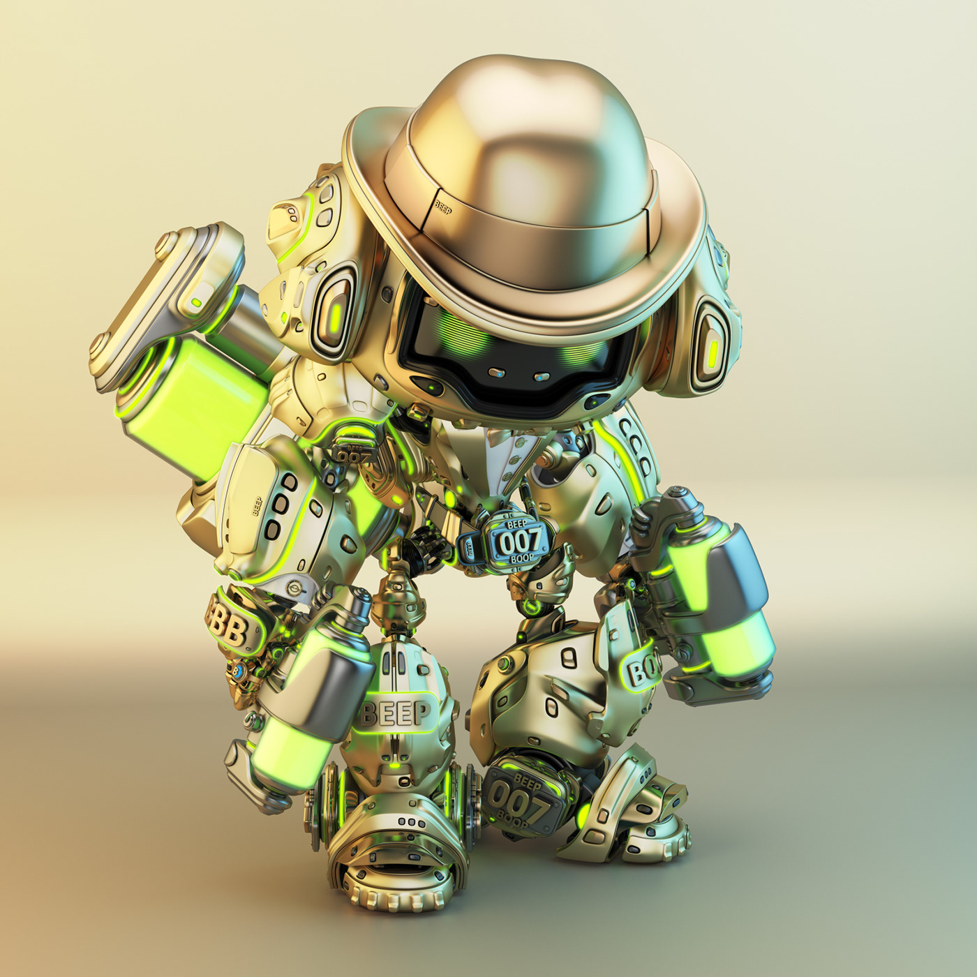 robot，Special Agent 007，science fiction，role，