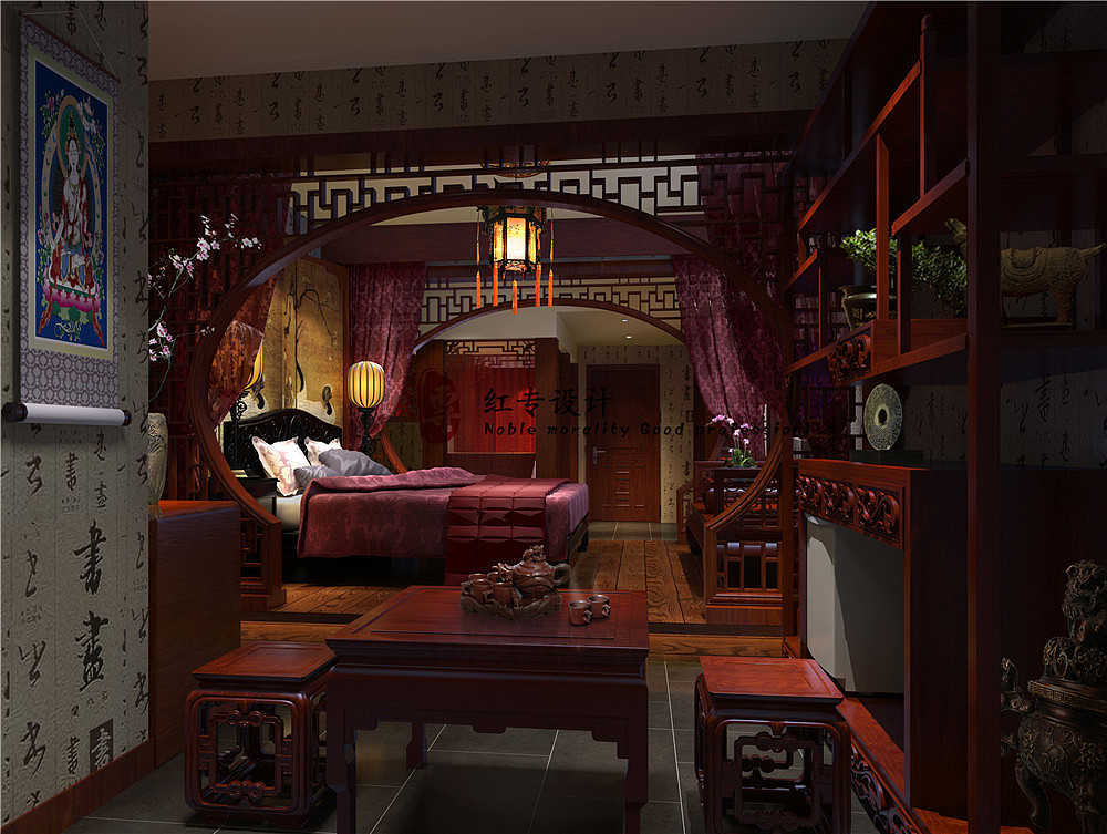 Theme hotel design，Hotel Design，Chengdu Hongzhuan，
