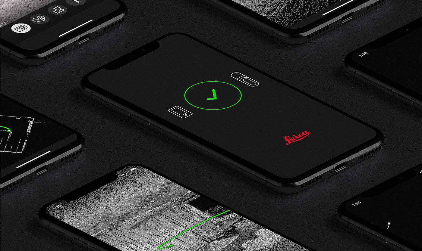 激光扫描，用户界面，移动应用，ui，
