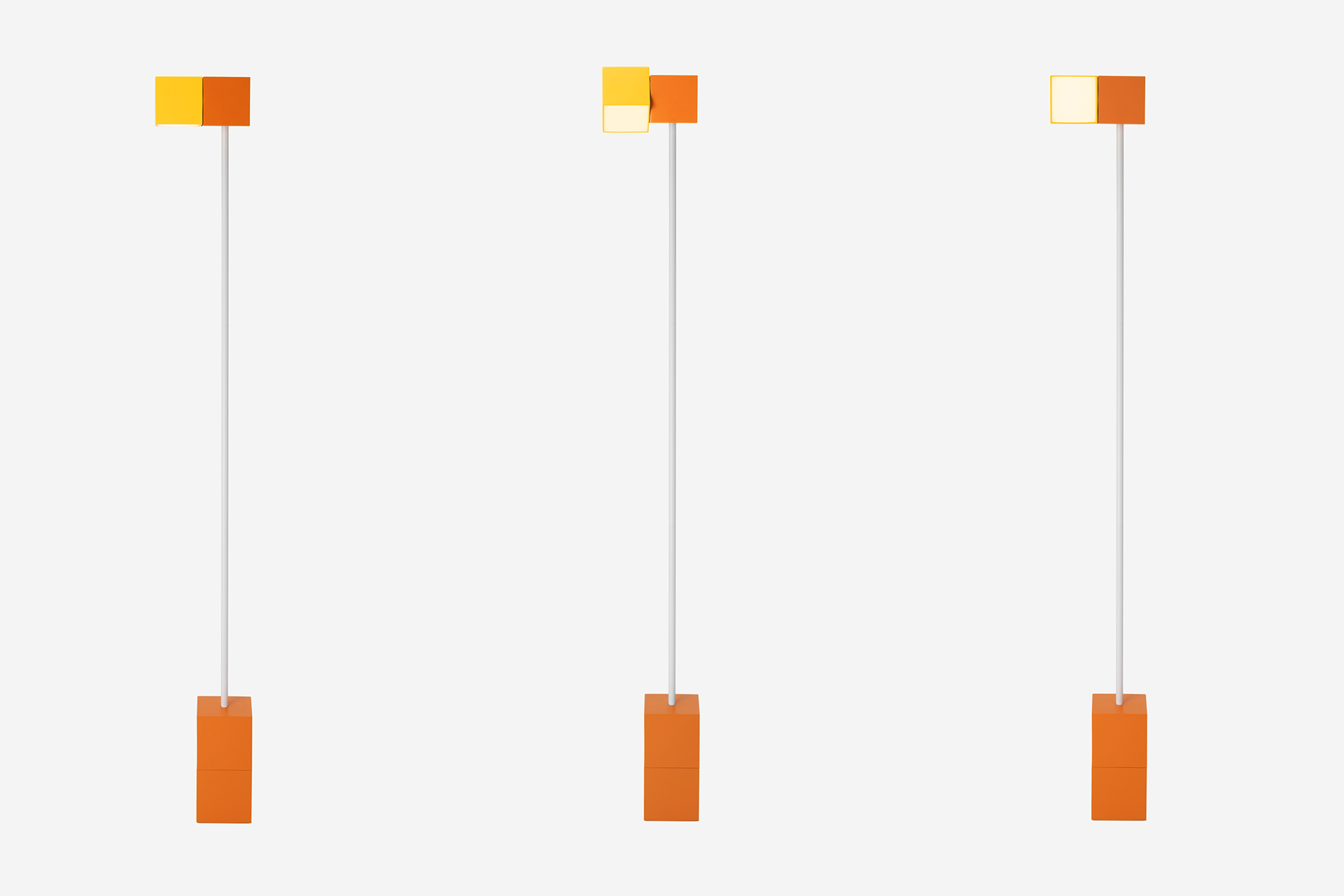 3D printing，lighting design ，orange，Desk lamp，