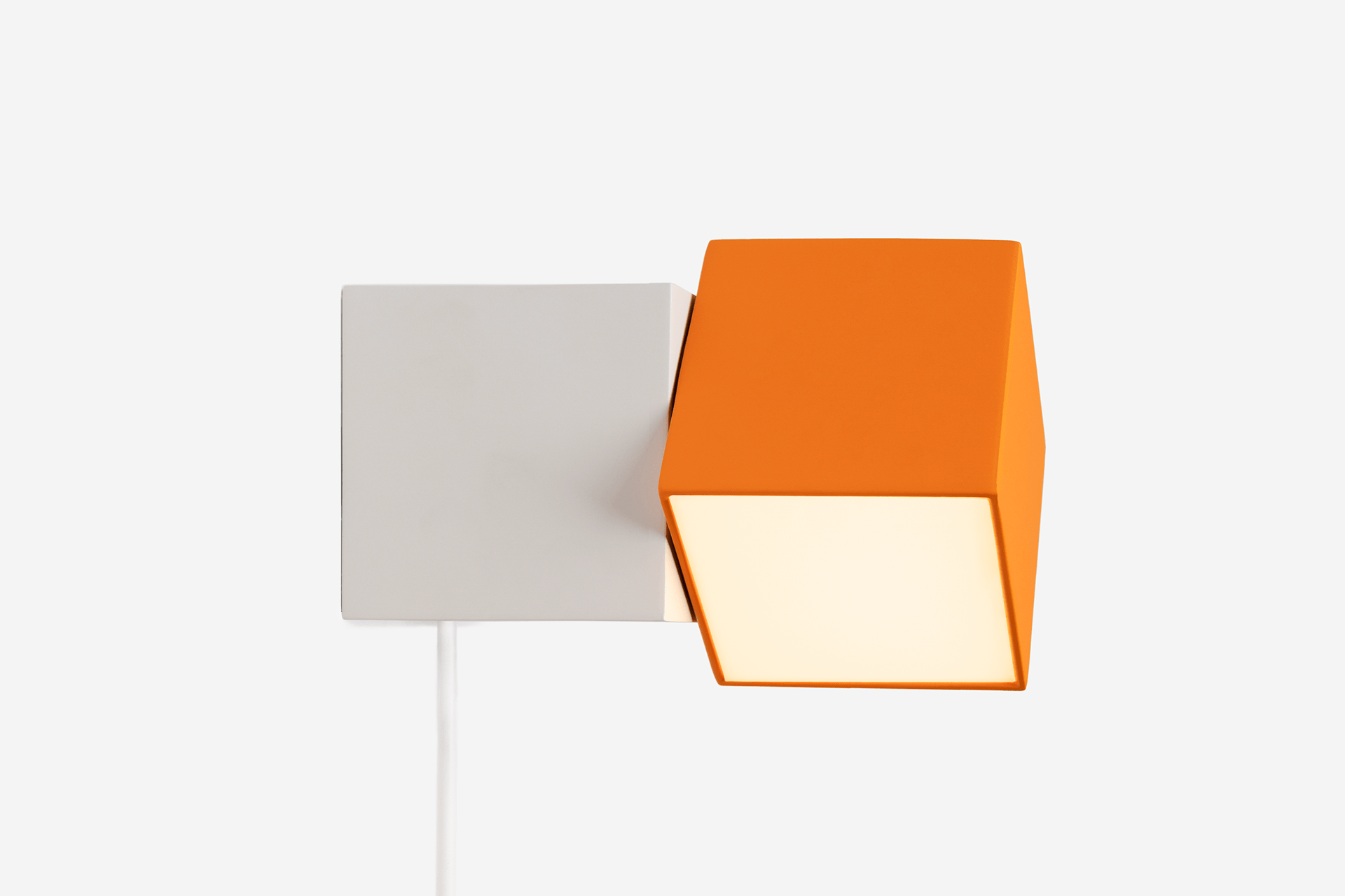 3D printing，lighting design ，orange，Desk lamp，