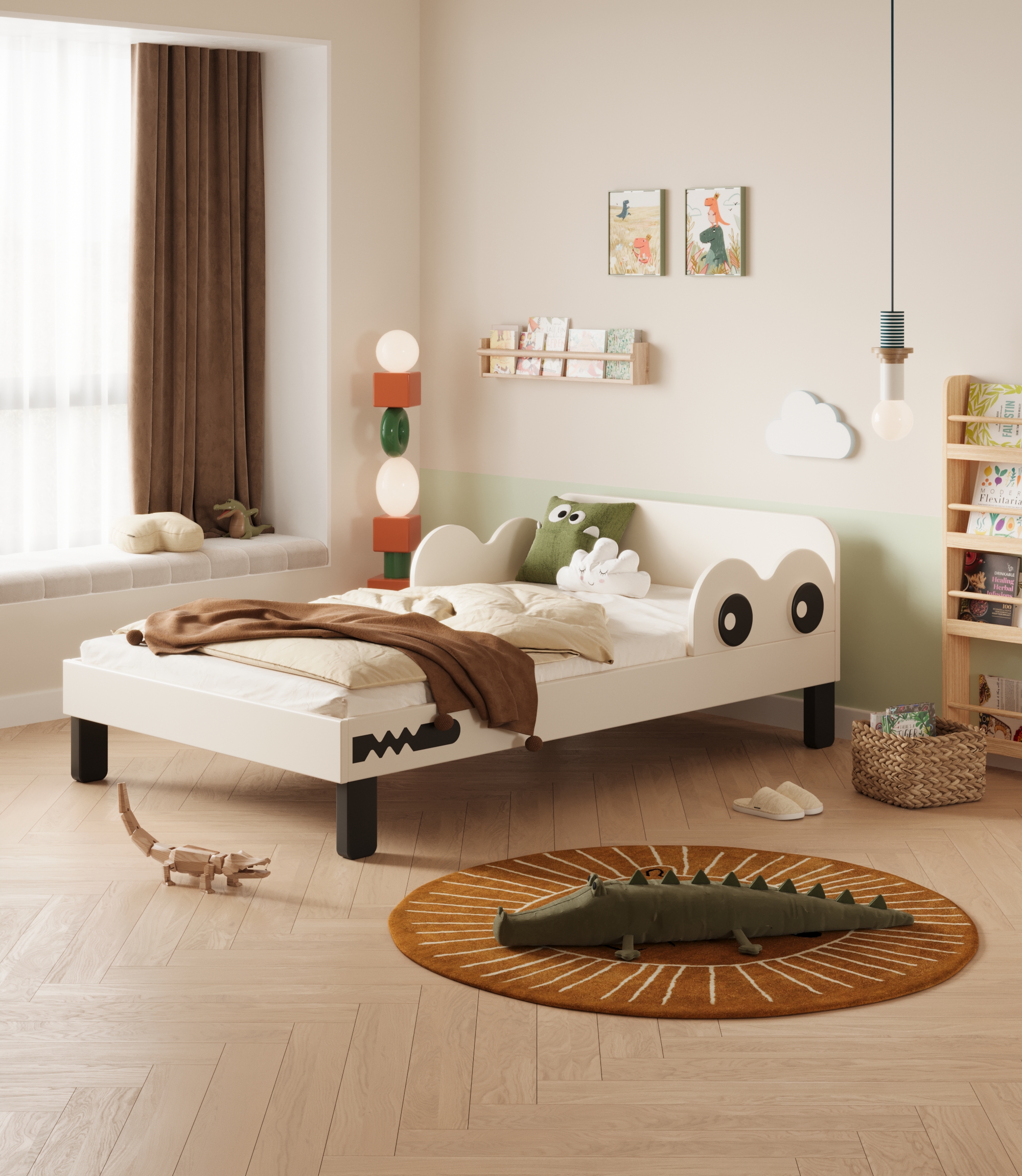 Children bed，Children's furniture，Creative furniture，furniture design ，Child mother and baby，