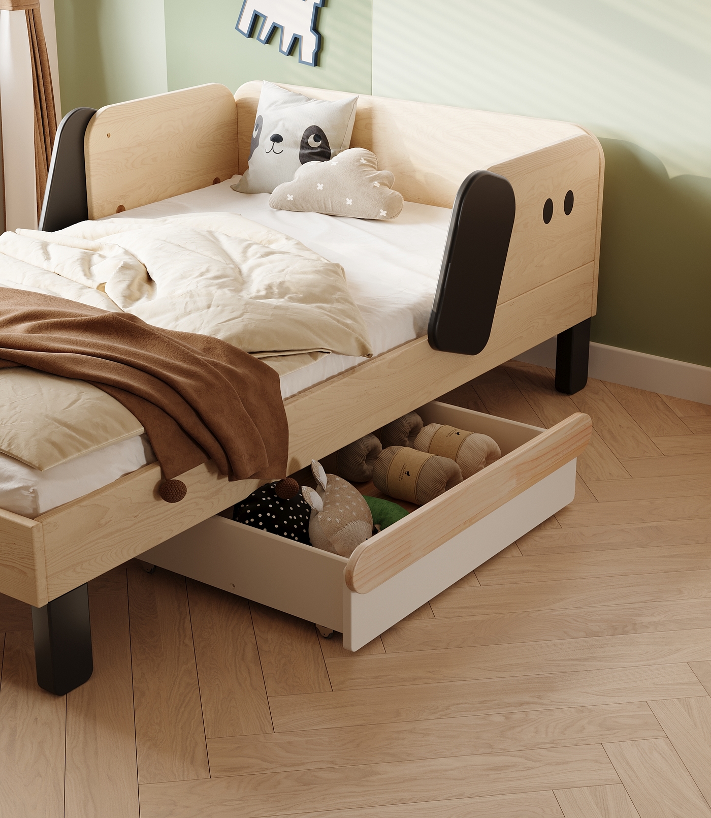 furniture，Children bed，enlightenment education，floor bed，Creative furniture，Children design，furniture design ，Children's room，