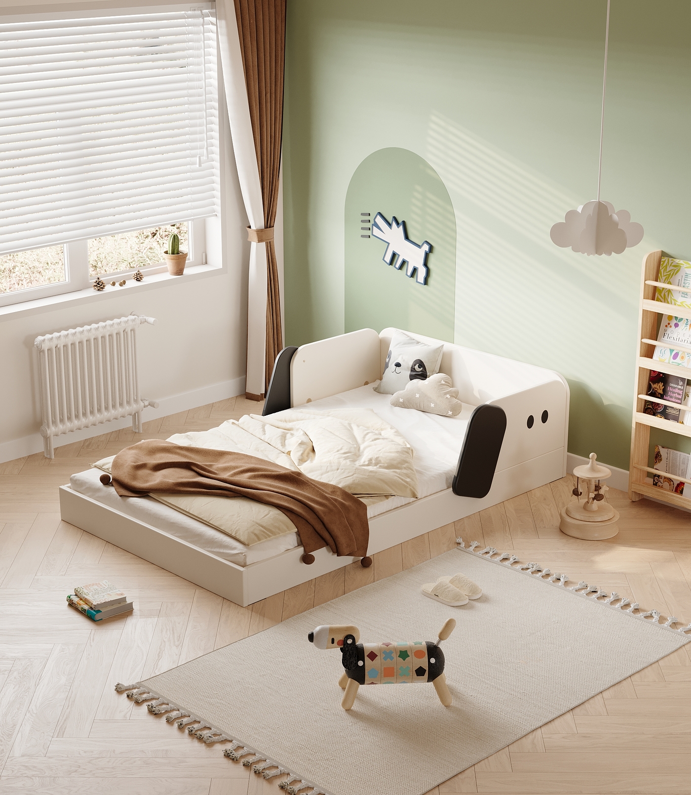 furniture，Children bed，enlightenment education，floor bed，Creative furniture，Children design，furniture design ，Children's room，