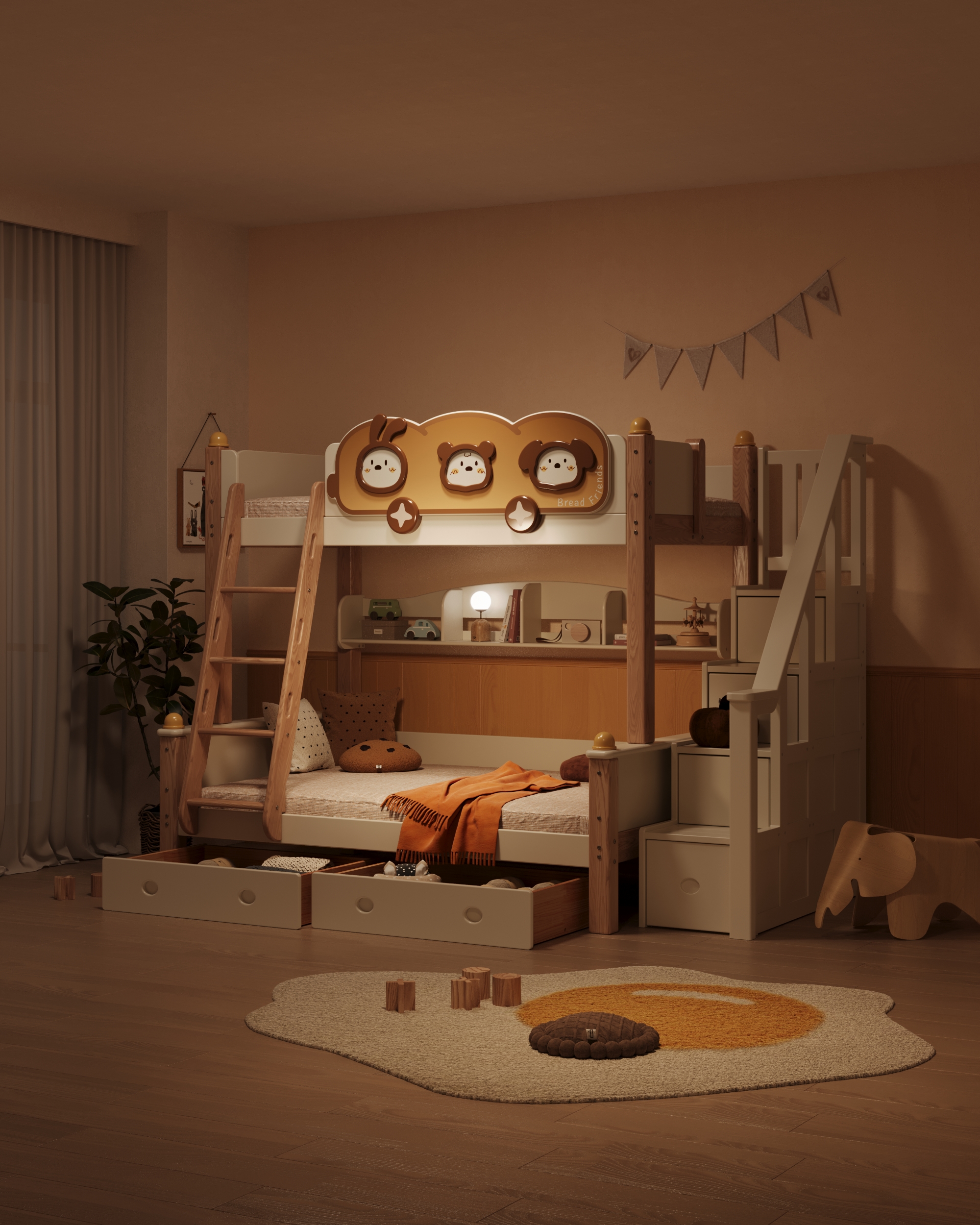 Children's furniture，Home furnishing，Children design，Creative home，furniture design ，Bed，Creative design，Children's room，