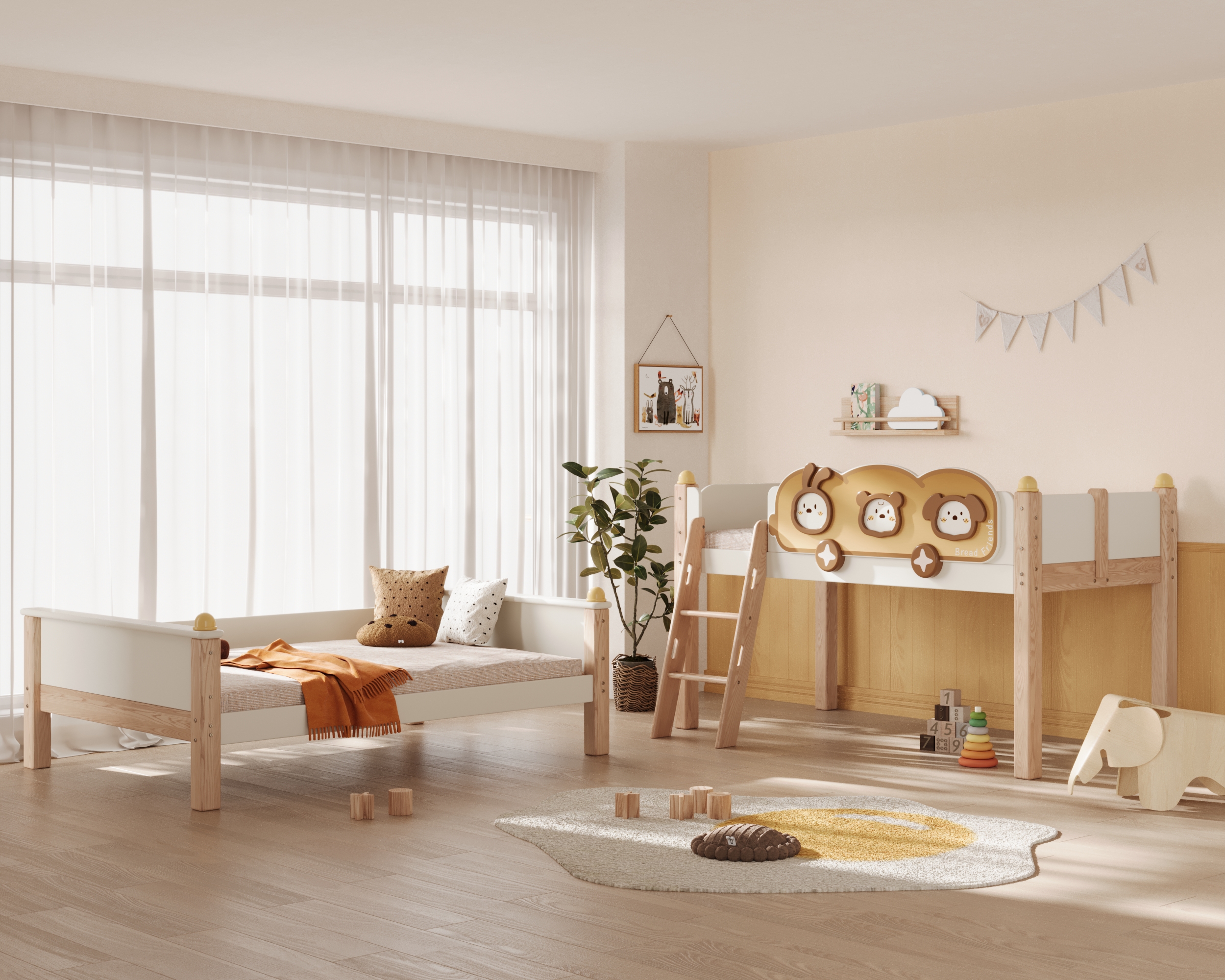 Children's furniture，Home furnishing，Children design，Creative home，furniture design ，Bed，Creative design，Children's room，