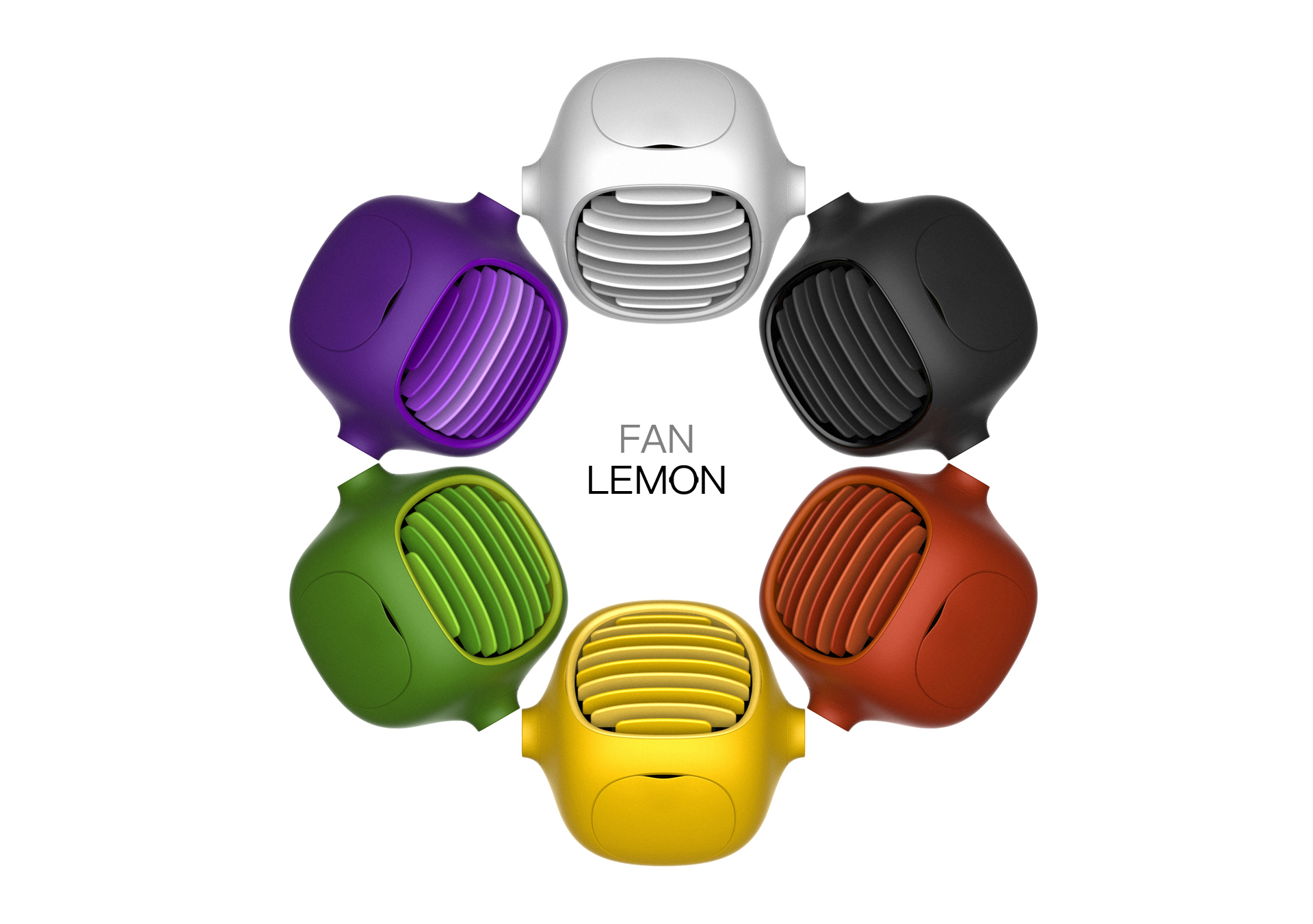 lemon，Fruits，summer，Desktop water cooling fan，