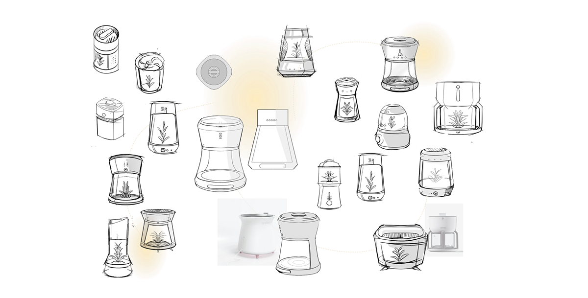 REGROW，Interaction design，originality，Indoor planter，