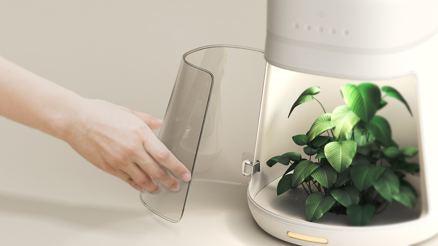REGROW，Interaction design，originality，Indoor planter，