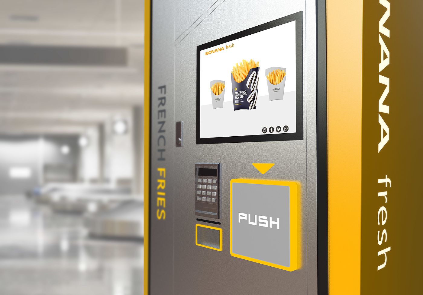 Vending machine，vending machine，automatic vending machine，French fries，sheet metal，Sheet metal equipment，