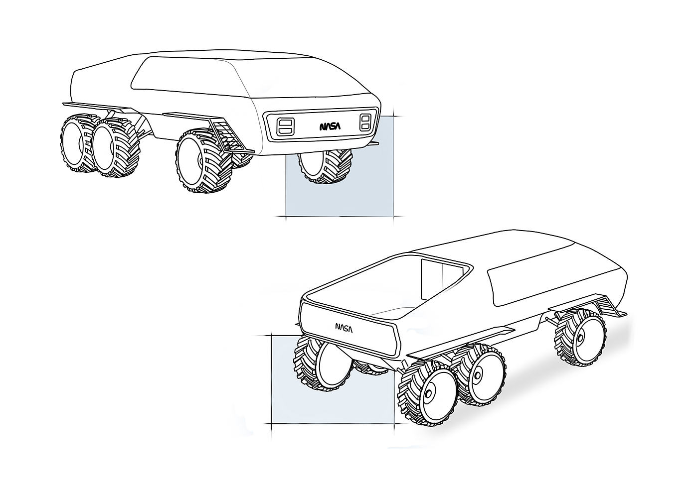 Moon，transport，lunar rover，modular，explore，