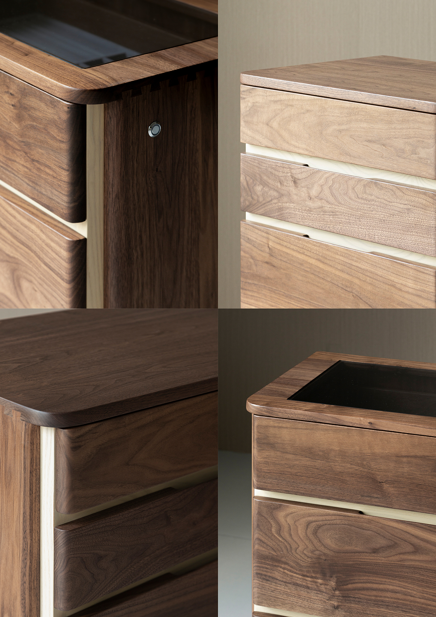 Solid wood furniture，Original design，furniture design ，dresser，Bucket cabinet，Black walnut furniture，industrial design，