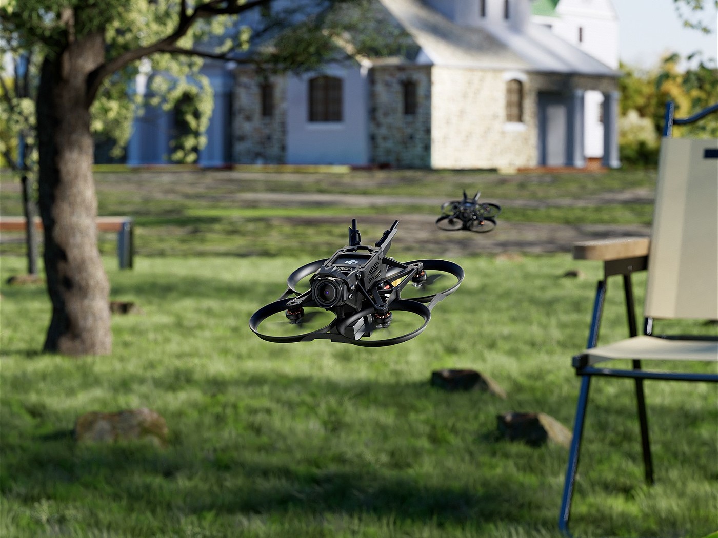 UAV，Crossing machine，FPV，