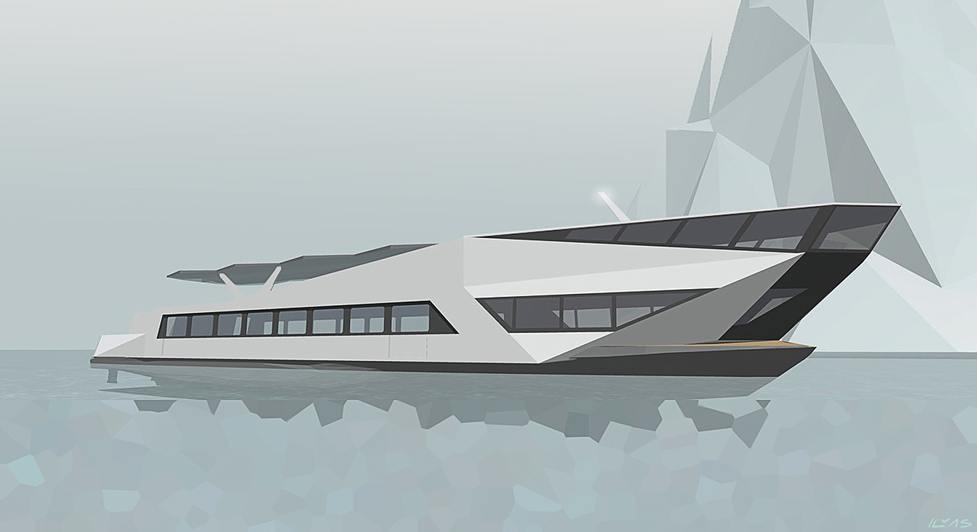 ship，concept，Model，