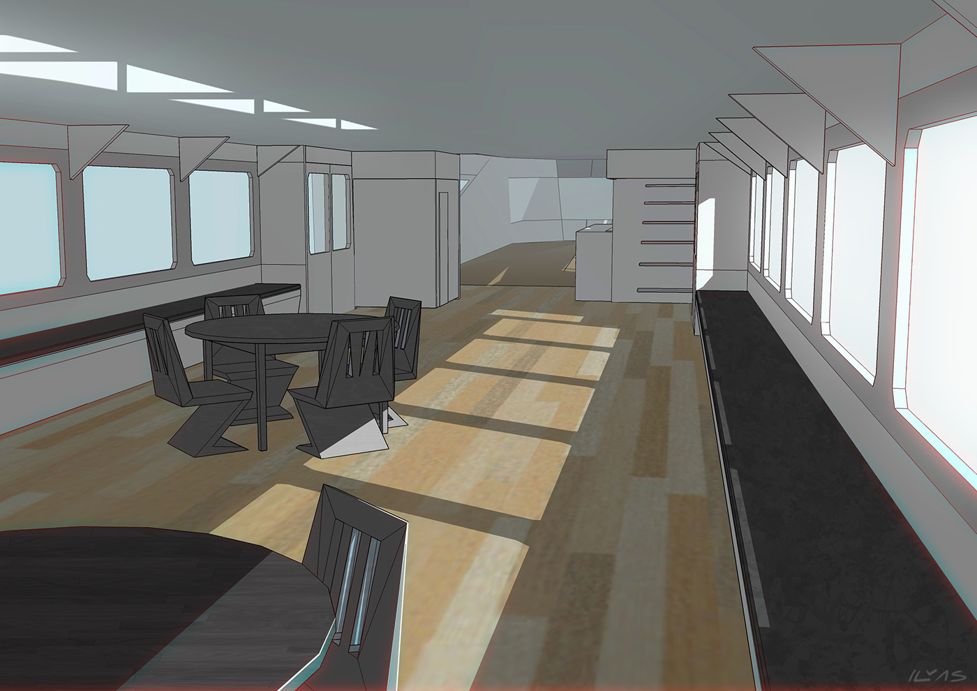 ship，concept，Model，