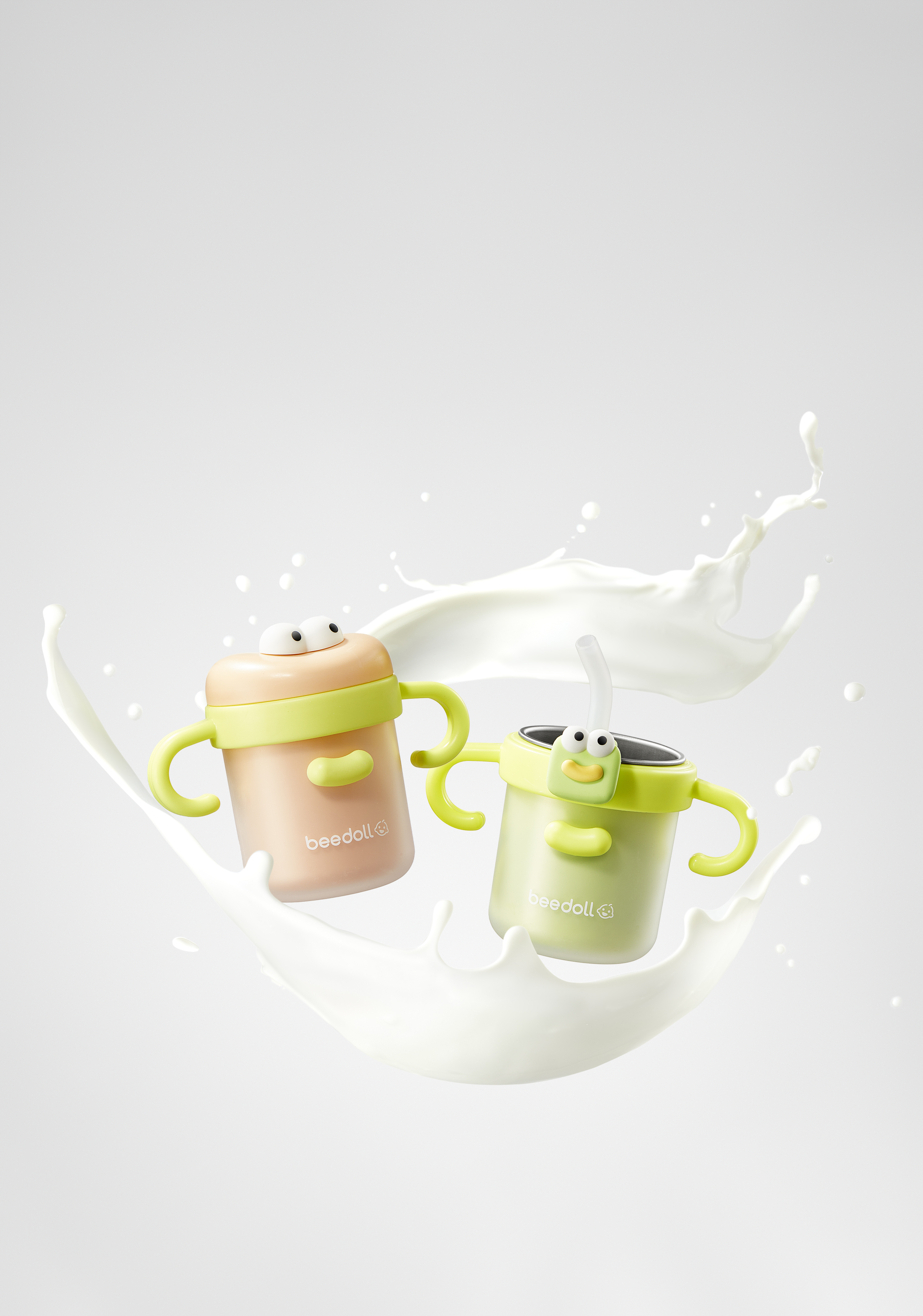 Water filling bowl，milk cup，Water cup，children，Fork spoon，stainless steel，ppsu，straw，