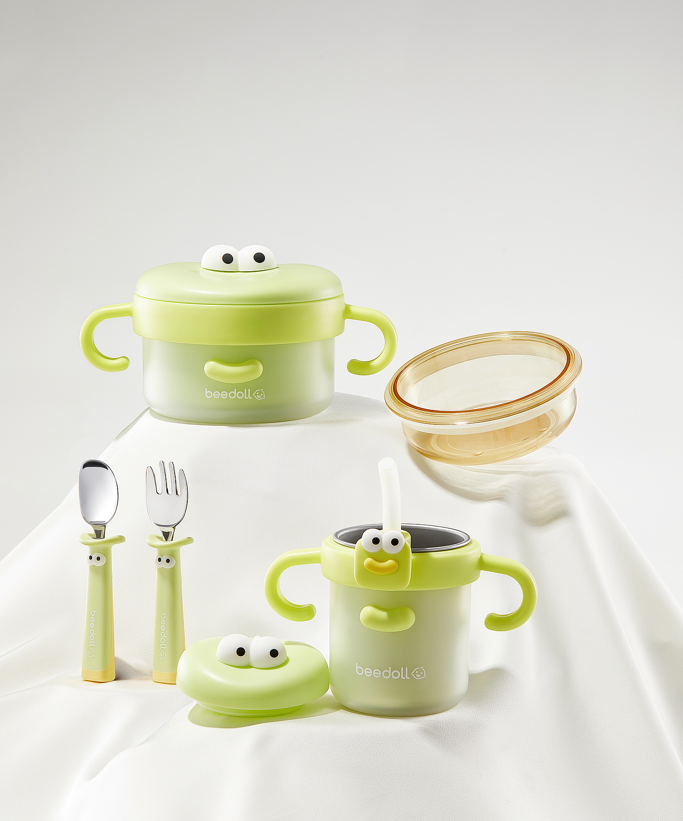 Water filling bowl，milk cup，Water cup，children，Fork spoon，stainless steel，ppsu，straw，