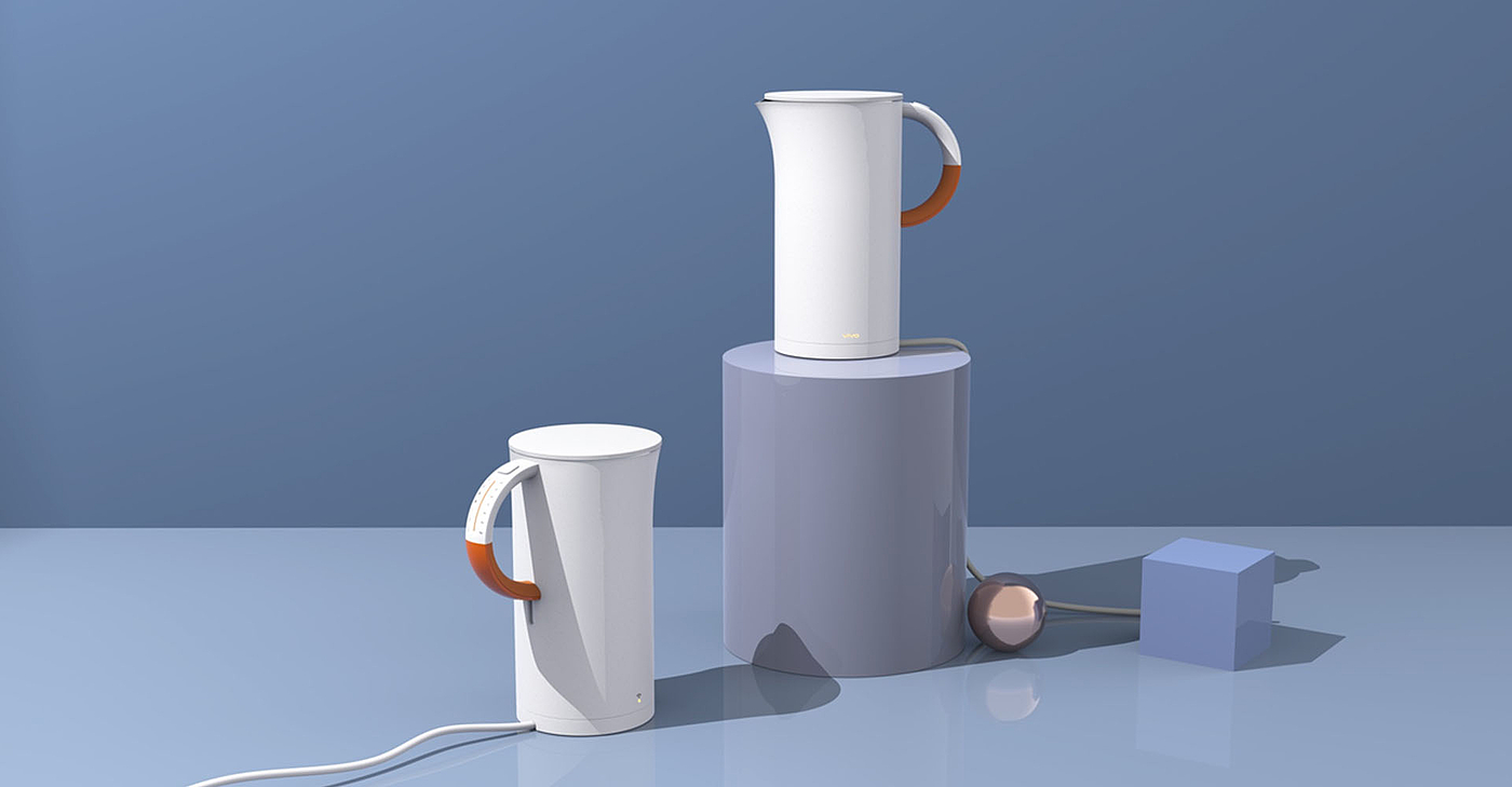 烧水壶设计，热水壶设计，水壶设计，电热水壶设计，产品设计，外观结构设计，
