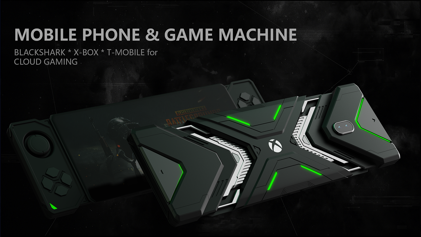 mobile phone，game，Black Shark，X-BOX，industrial design，conceptual design，Intelligent digital，