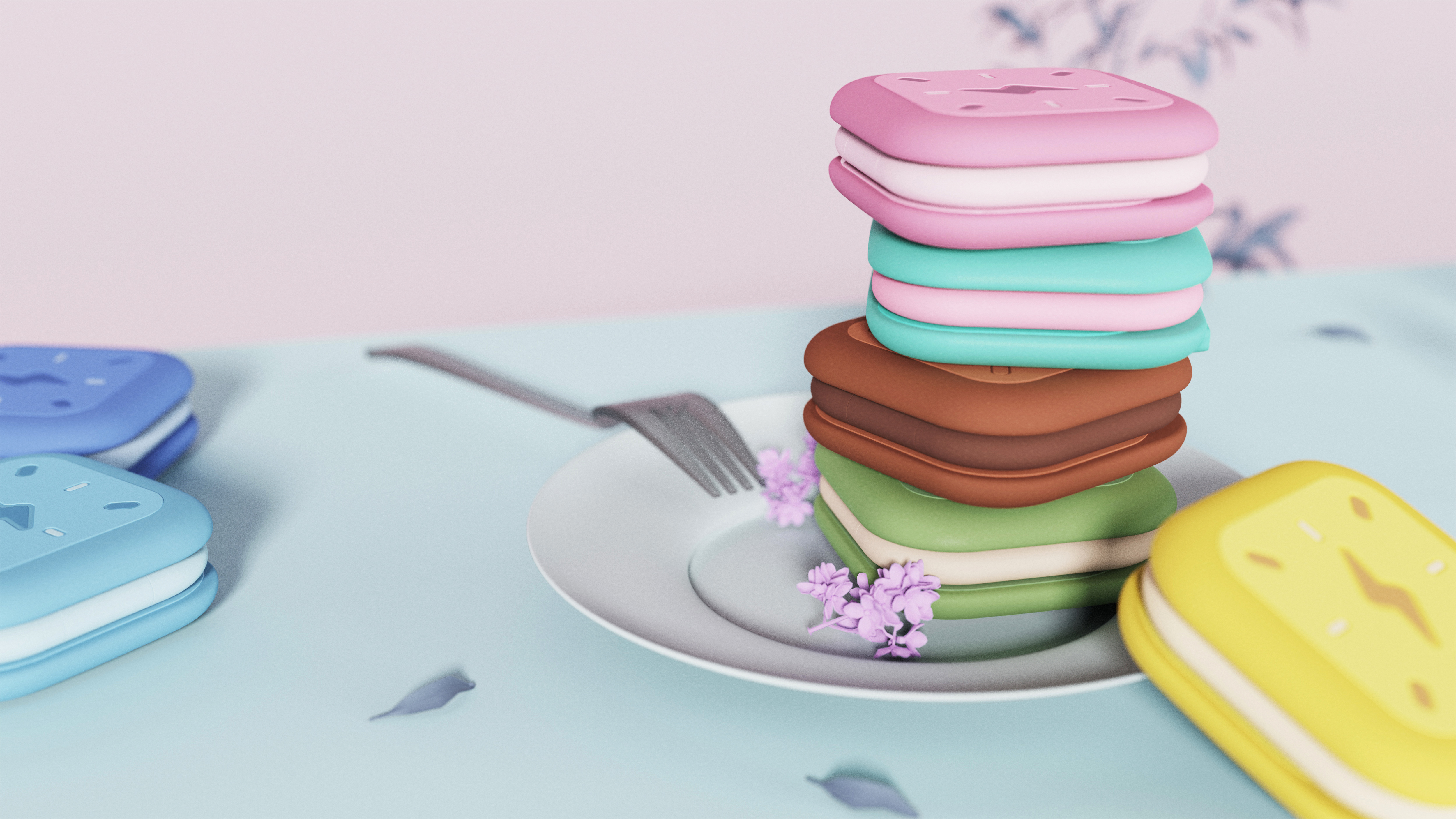 doughnut，Digital，an electric appliance，lovely，Mellow，