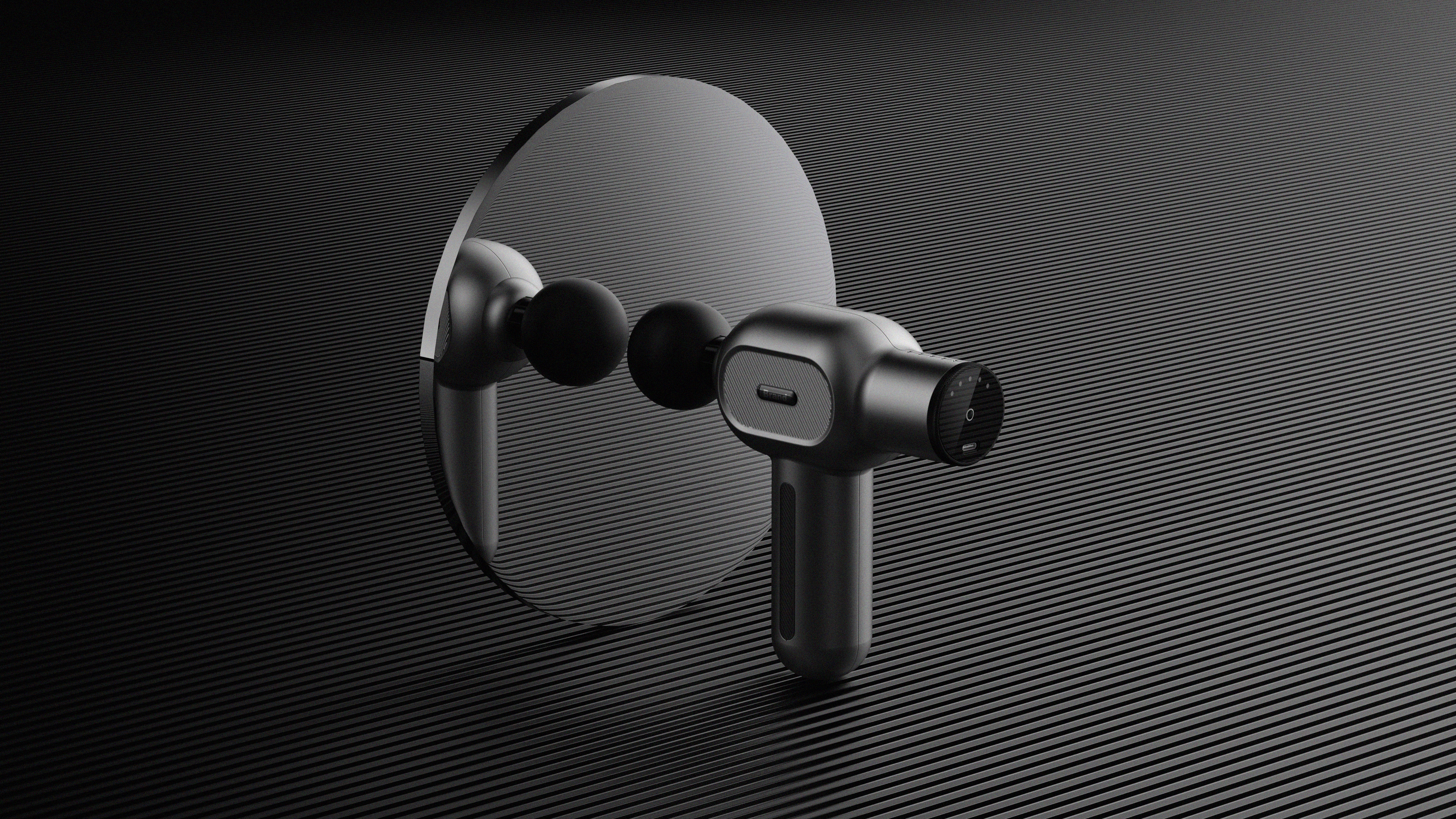 Fascia gun，electroplate，Product modeling，healthy，concept，