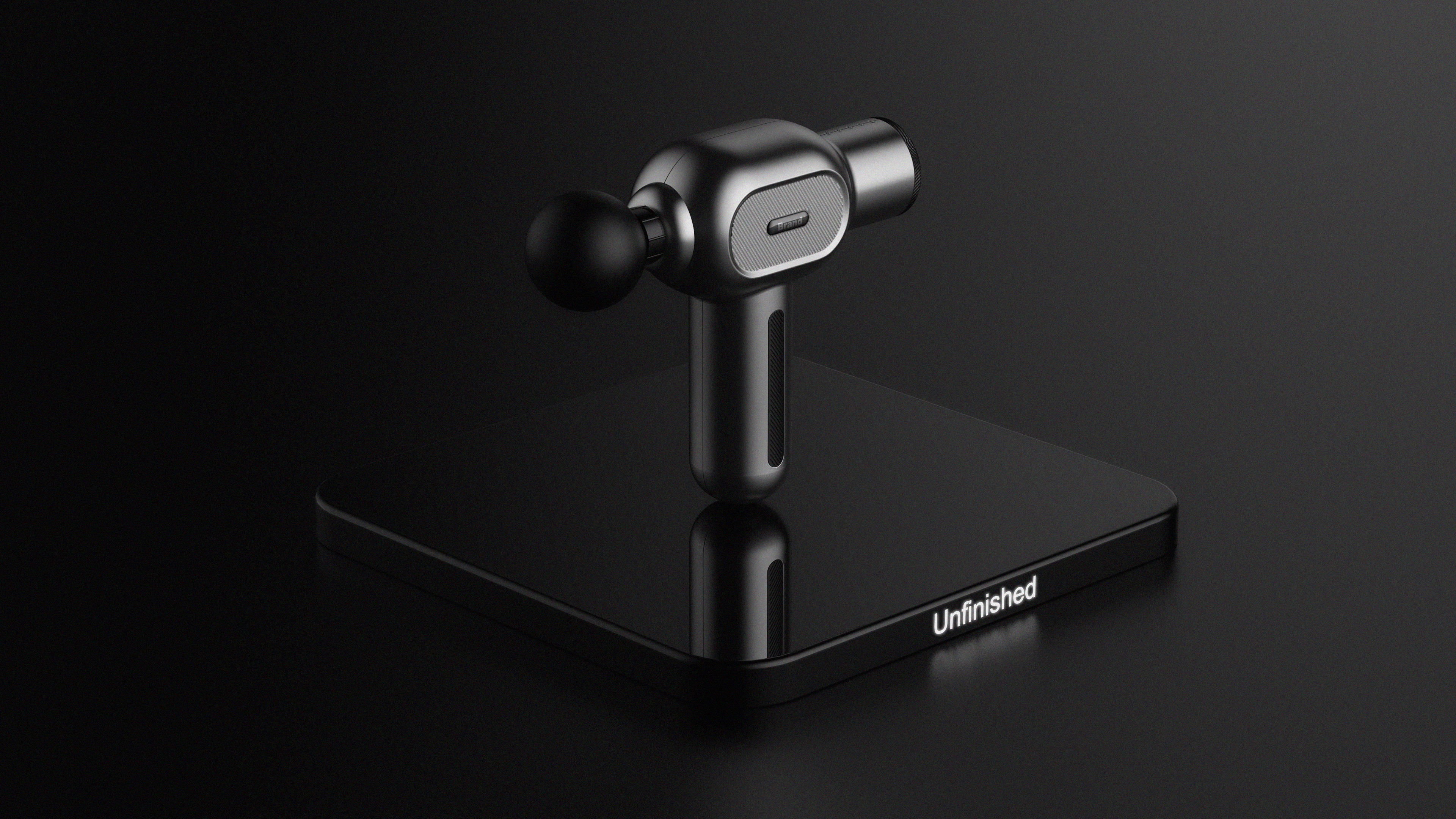 Fascia gun，electroplate，Product modeling，healthy，concept，