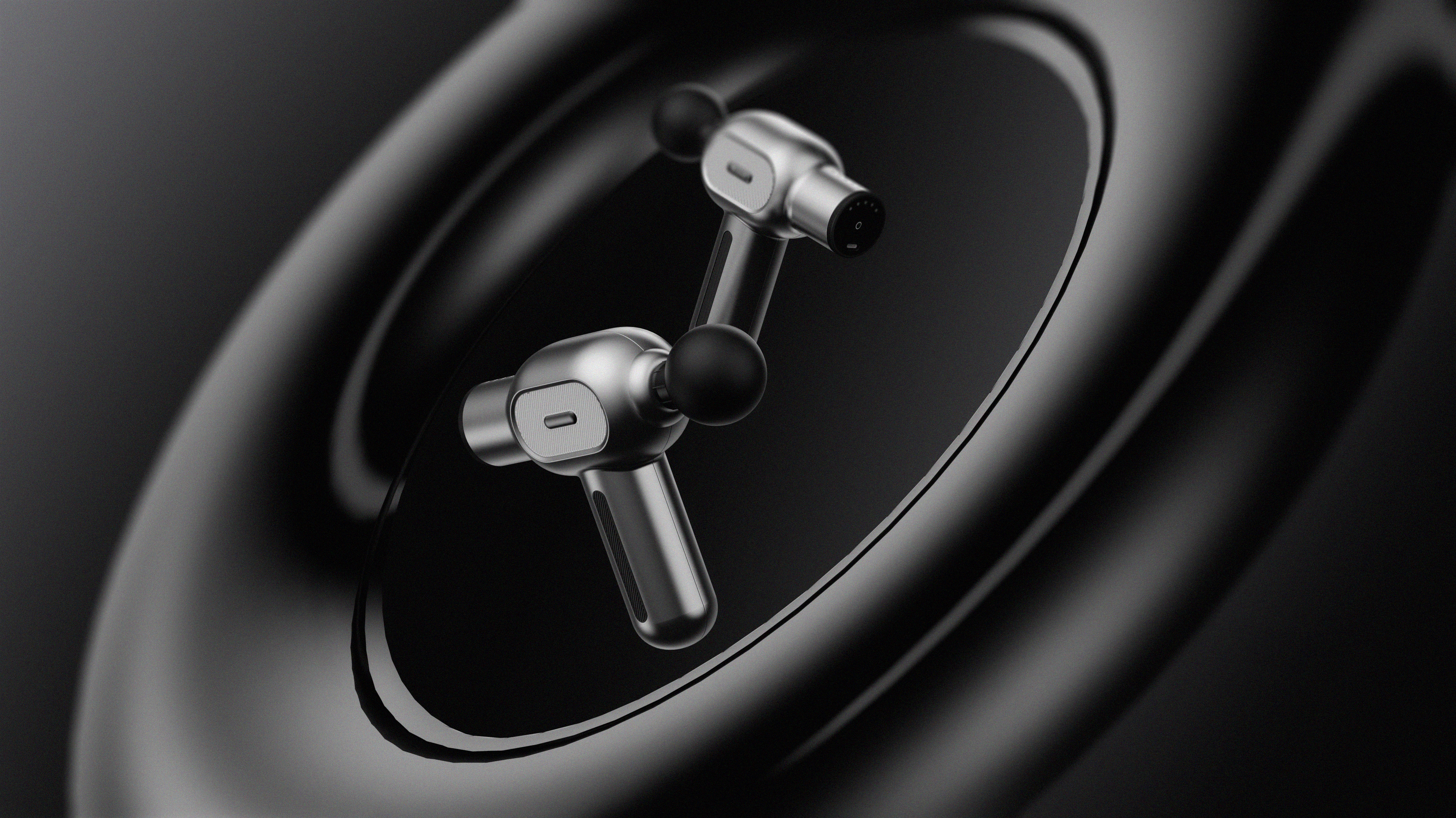 Fascia gun，electroplate，Product modeling，healthy，concept，