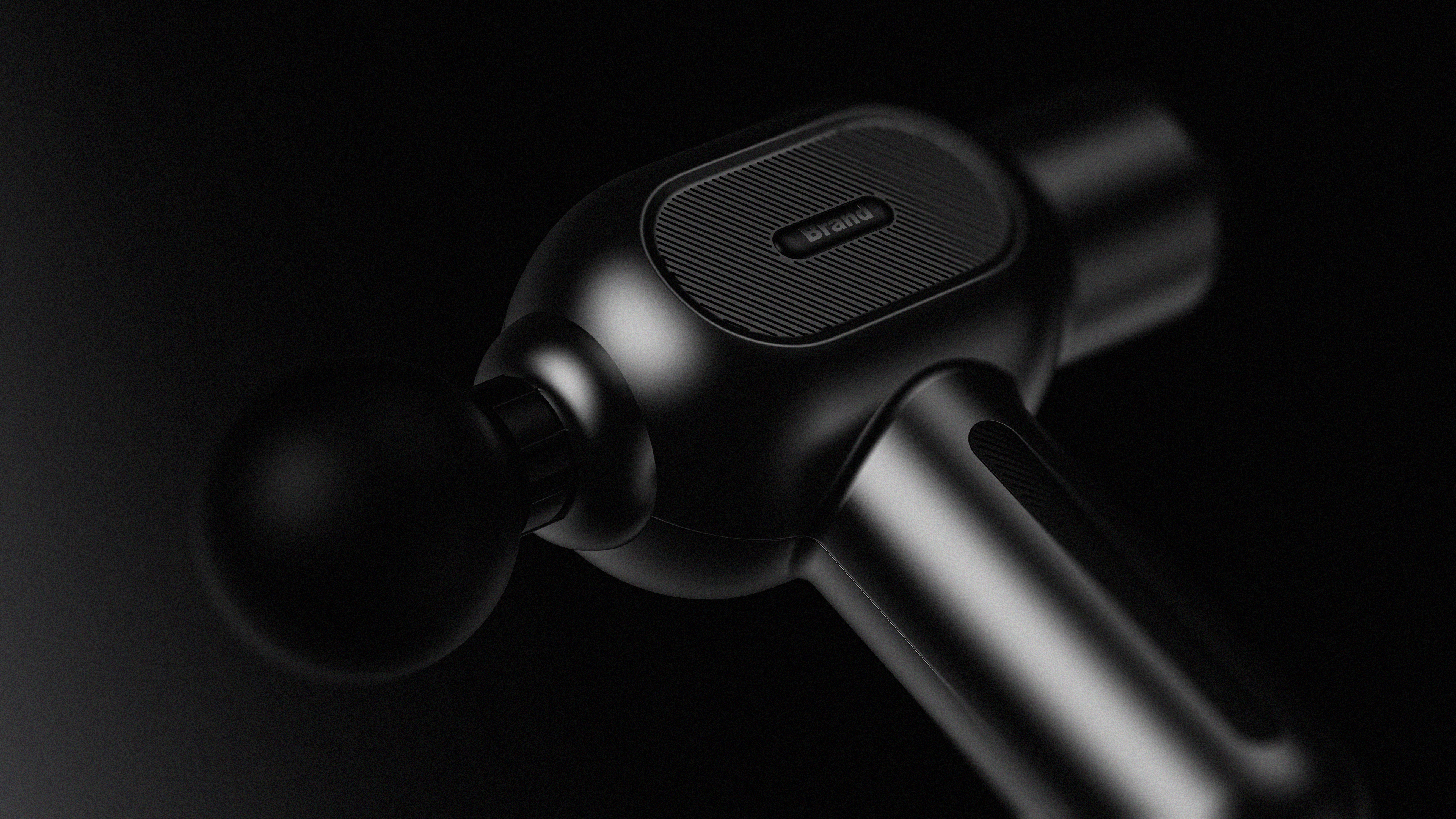 Fascia gun，electroplate，Product modeling，healthy，concept，