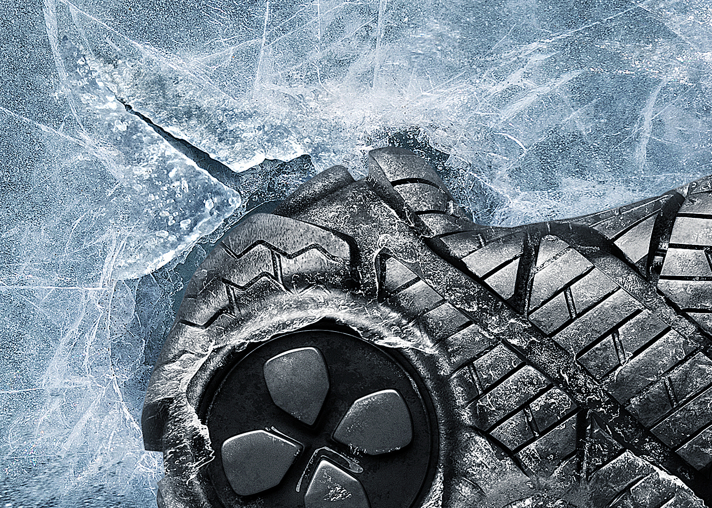 cgi，Handle，Ice and snow，tyre，