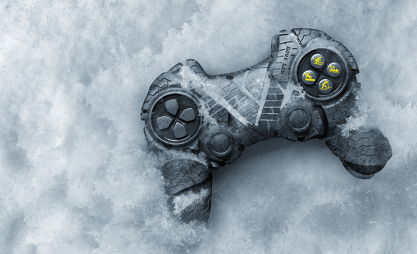 cgi，Handle，Ice and snow，tyre，