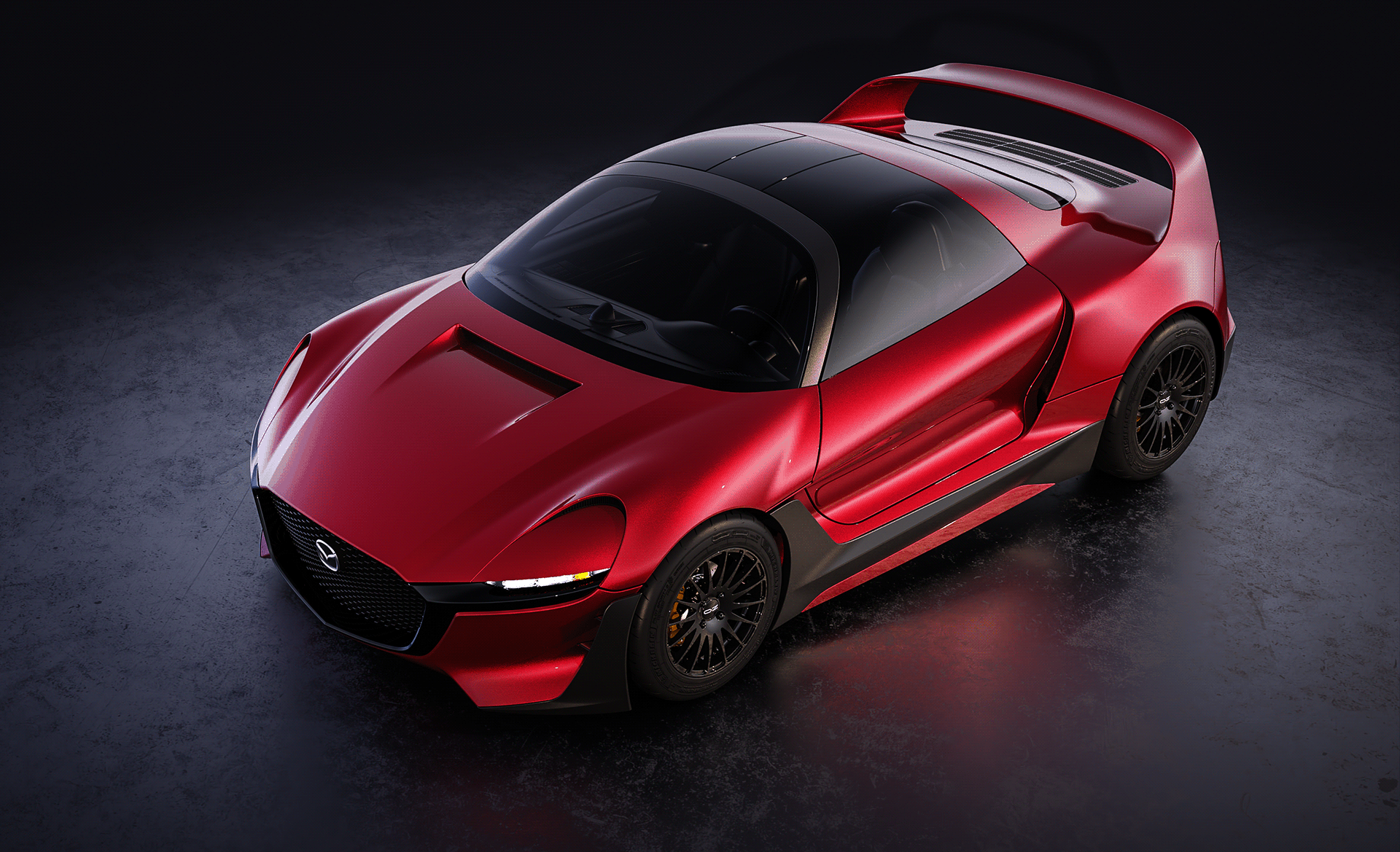 automobile，Mazda，airship，