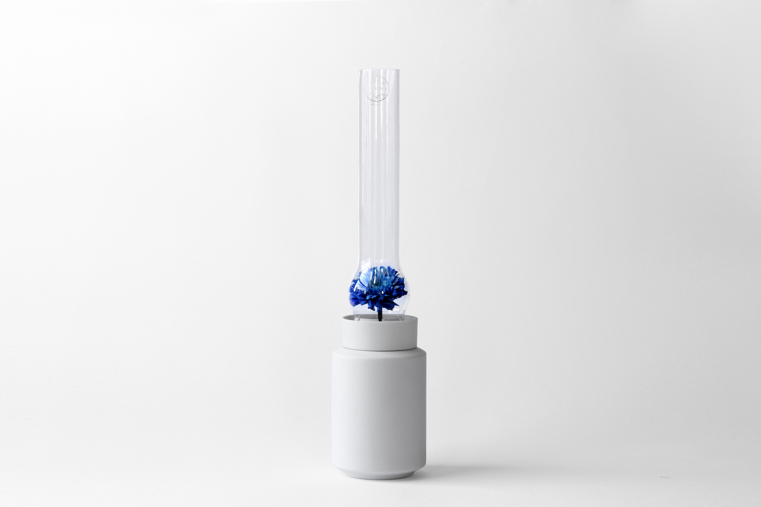 vase，ceramics，cylinder，Porcelain vase，Glass，Combination of ceramic and glass，fashion，Simplicity，blue，gules，white，
