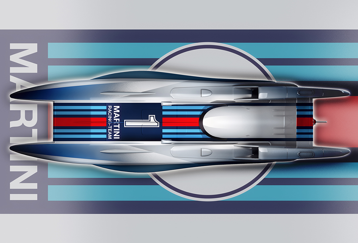 MARTINI，Boat racing，vehicle，industrial design，