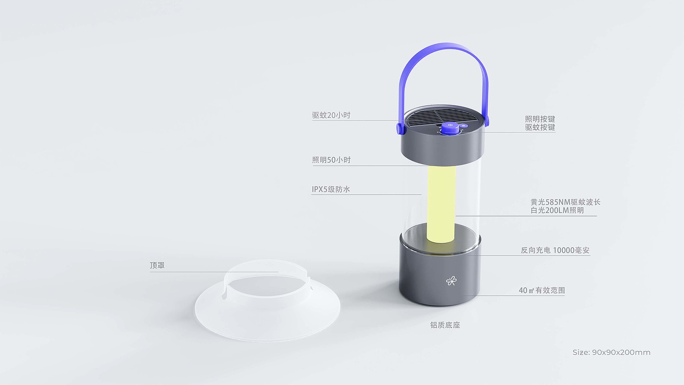 Render，Mosquito killing lamp，Collection，