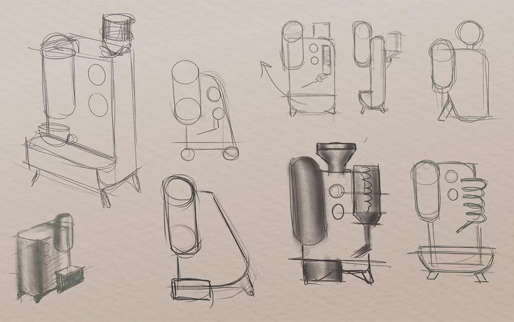 Home appliance design，Steampunk，Interesting design，