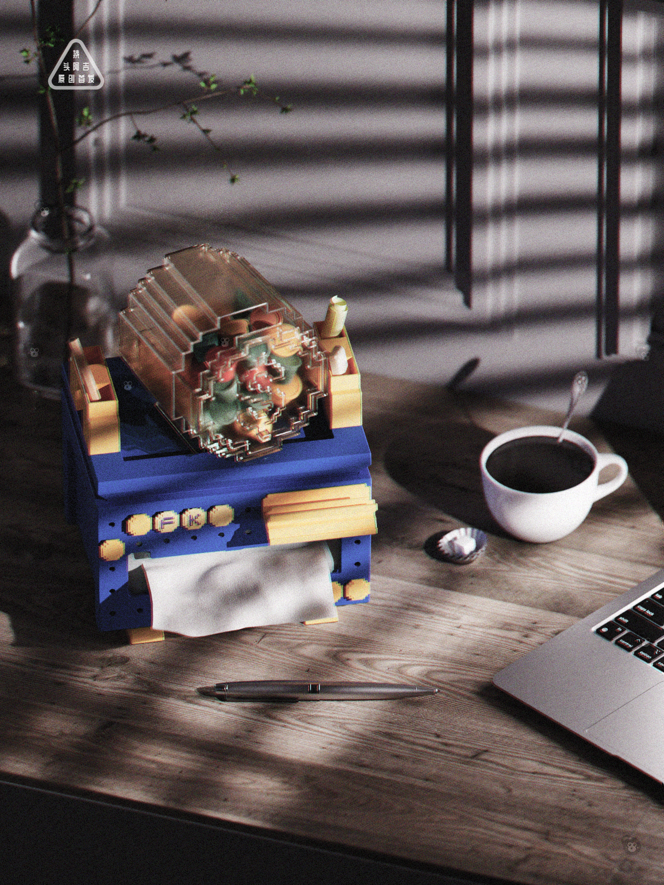 Daily Necessities，Tissue box，decompression，storage box，diy，Lucid，pray for auspiciousness，Ding，