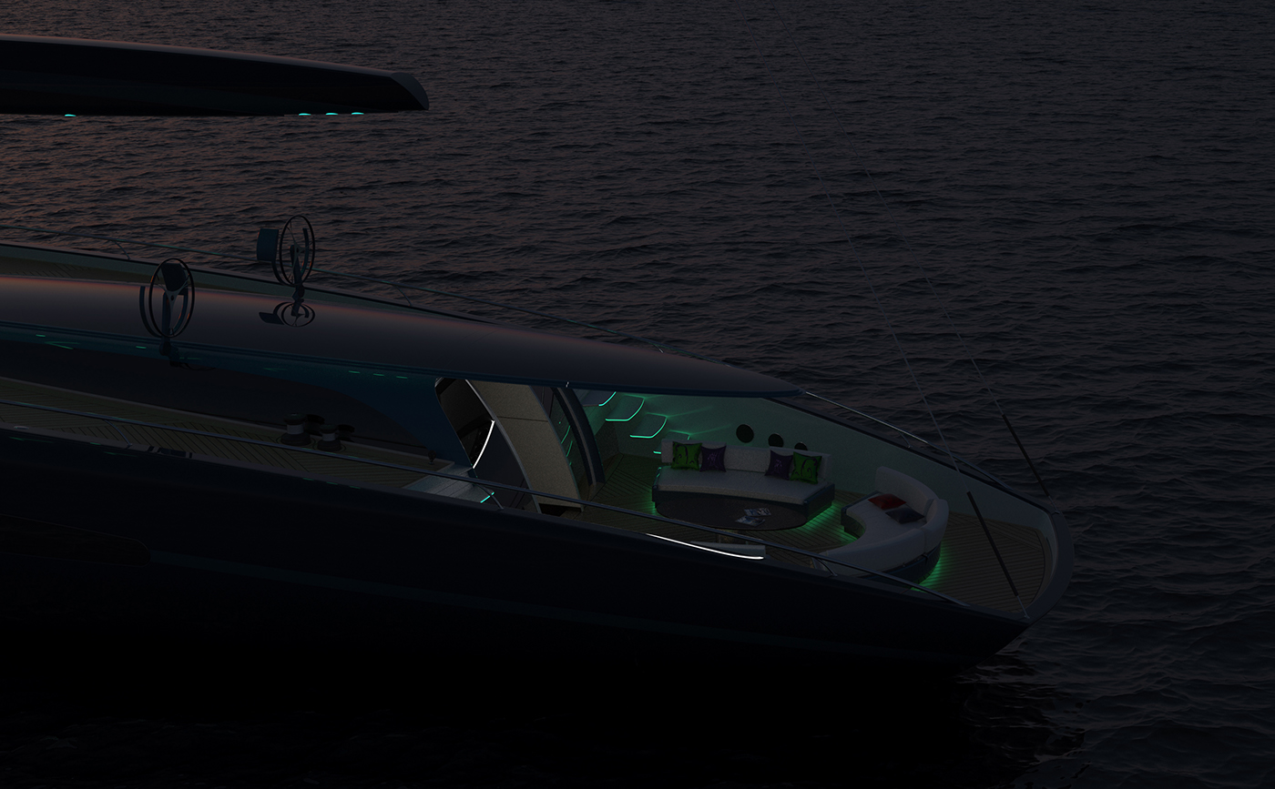 12 people，waterfall，solar energy，luxury，Sailboat，