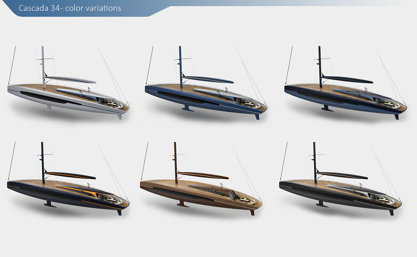 12 people，waterfall，solar energy，luxury，Sailboat，