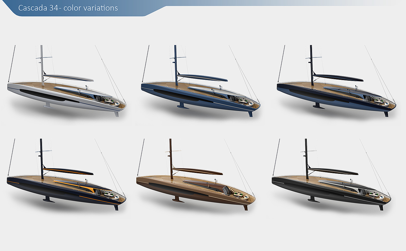 12 people，waterfall，solar energy，luxury，Sailboat，