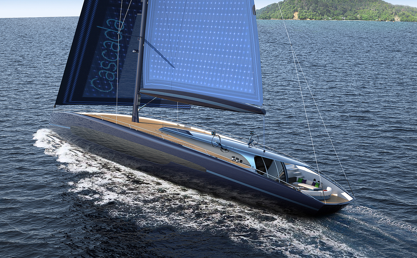 12 people，waterfall，solar energy，luxury，Sailboat，