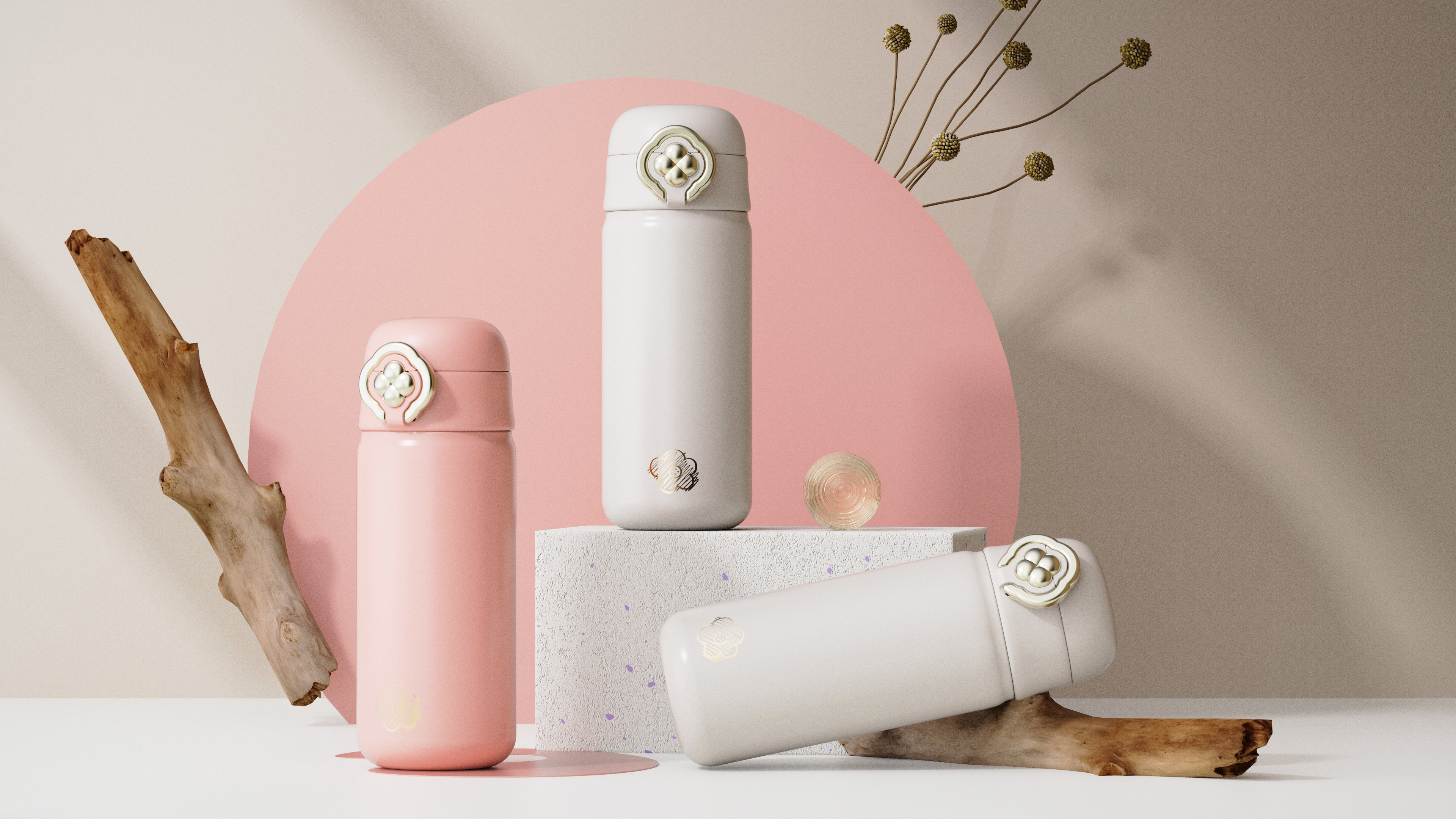 Retro，Metal，flower，