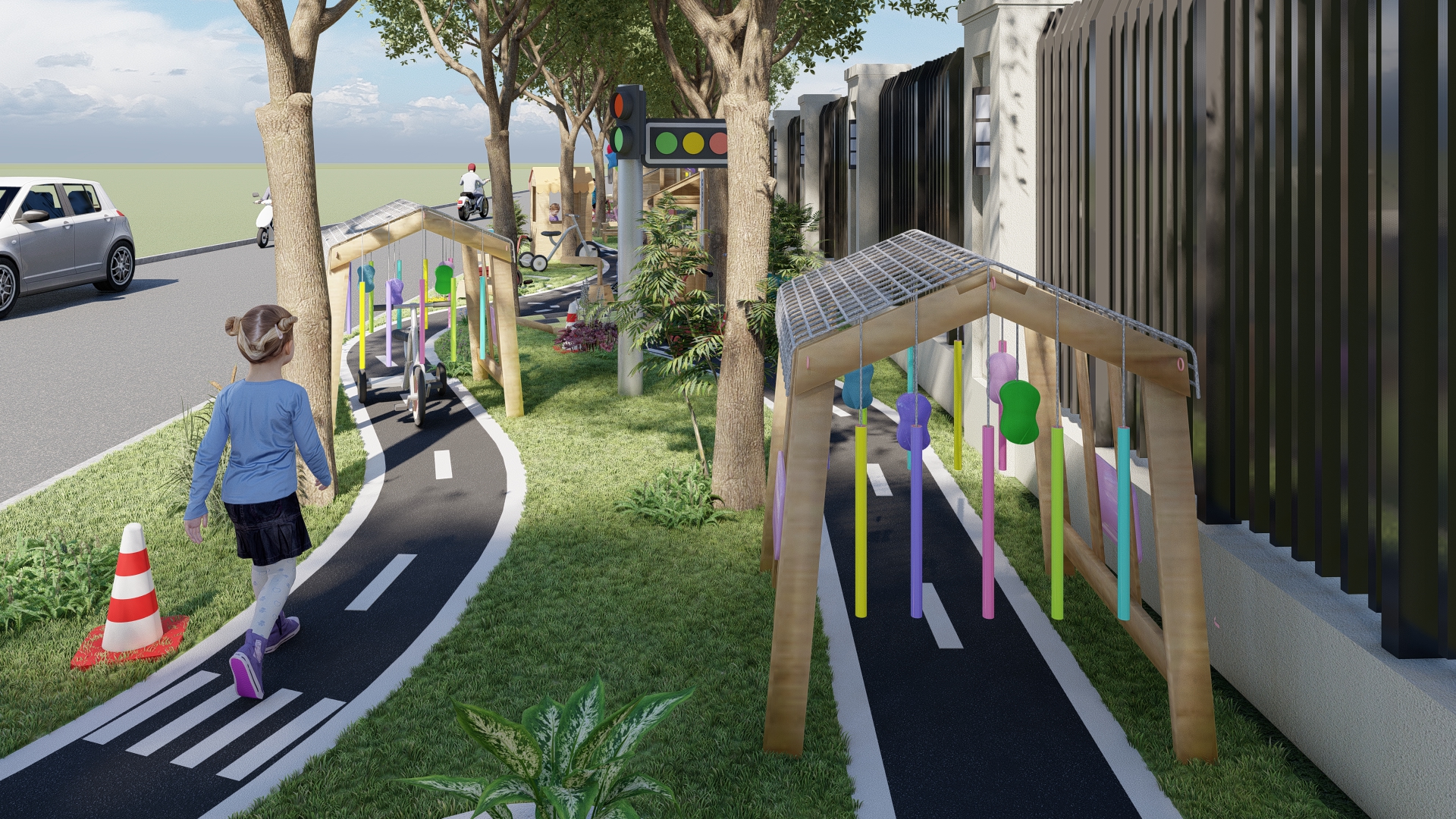 Outdoor Sports, Children Development, Simulated Life，