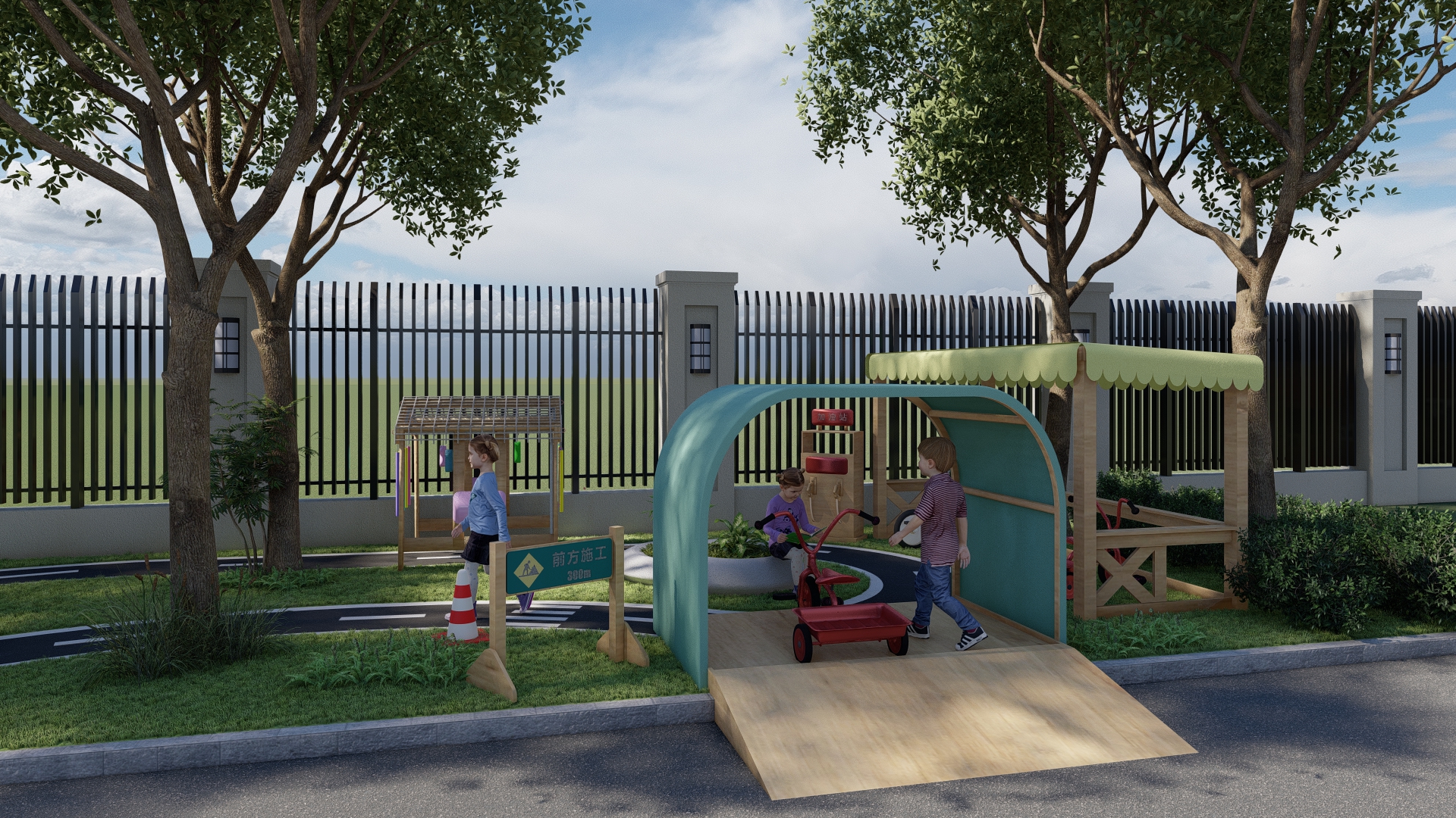 Outdoor Sports, Children Development, Simulated Life，