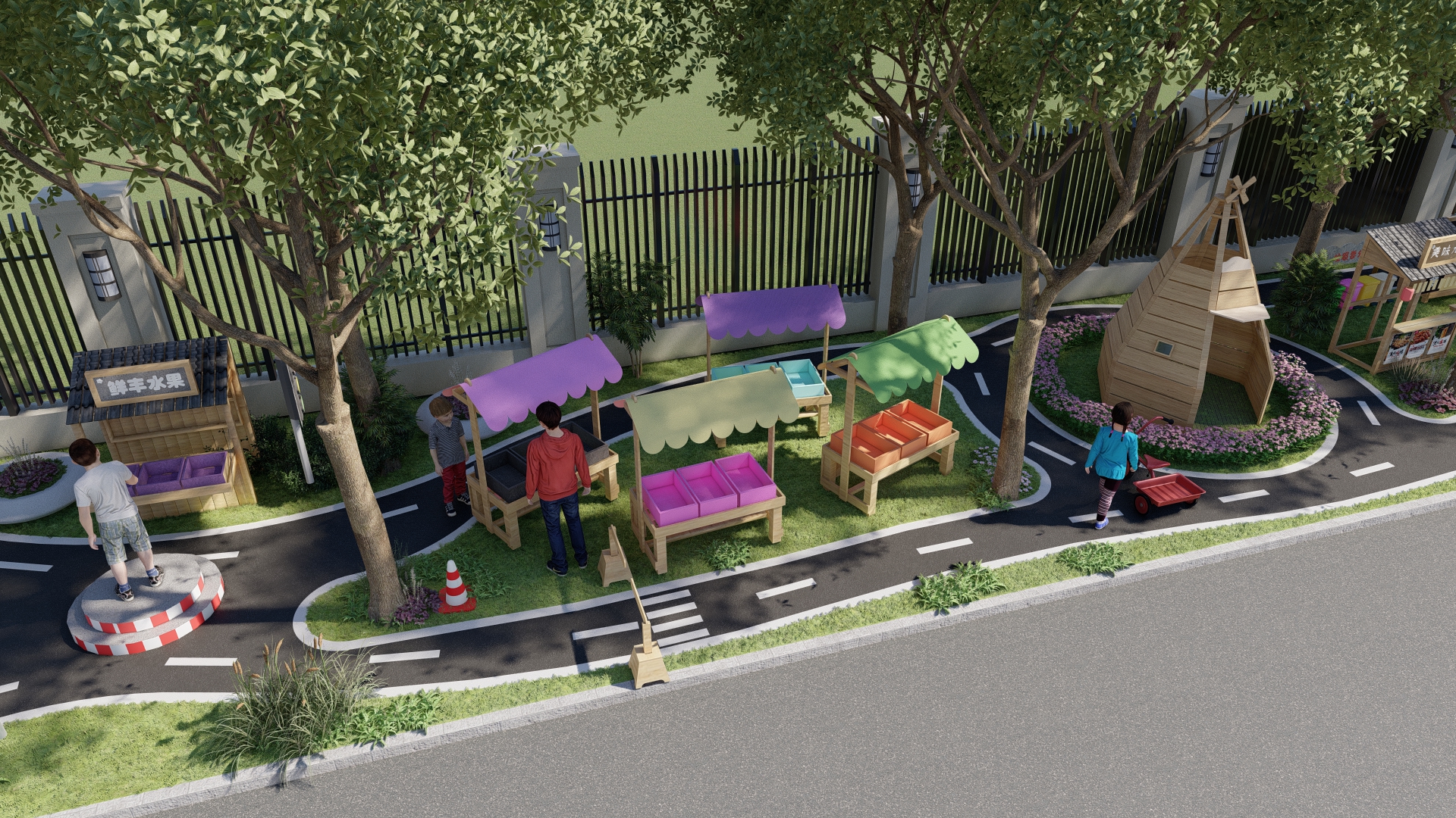 Outdoor Sports, Children Development, Simulated Life，